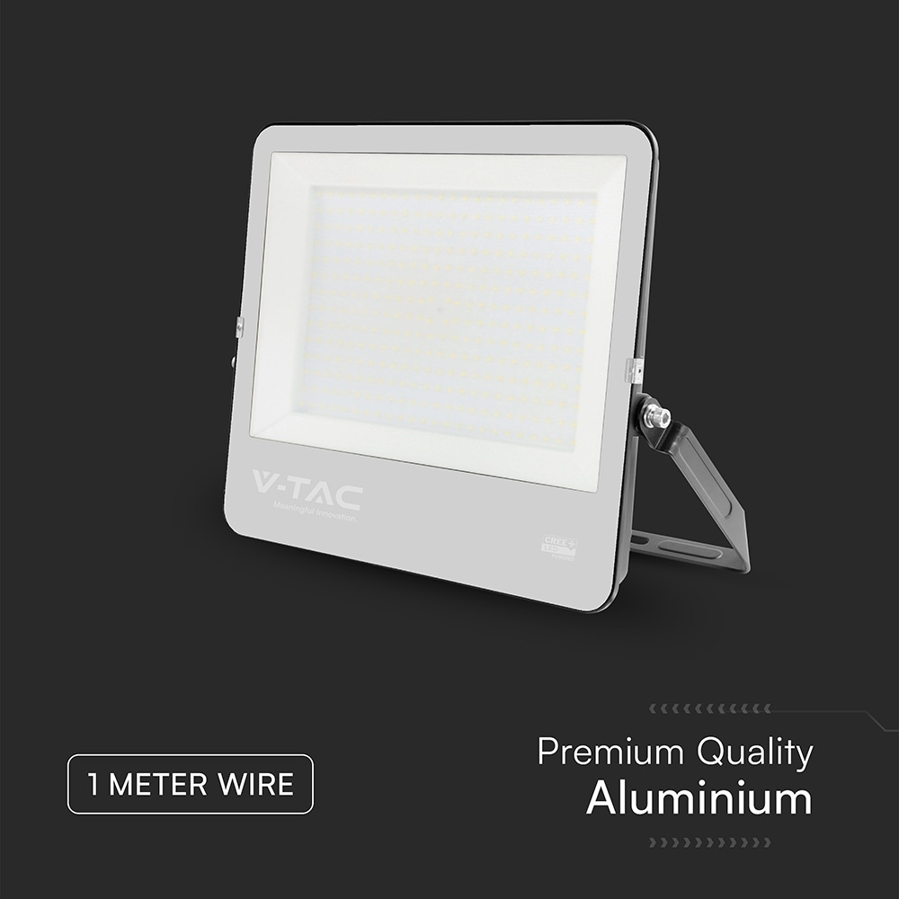 V-TAC LED-Fluter VT-44003, 300W, 4000K, EEK: D, CREE Chip, 40500lm, IP65, schwarz