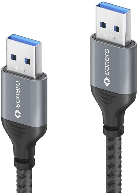 SONERO USB 3.0 Kabel SPC-U050-005 A/A 0,5m grau-schwarz SONERO USB 3.0 Kabel SPC-U050-005 A/A 0,5m grau-schwarz