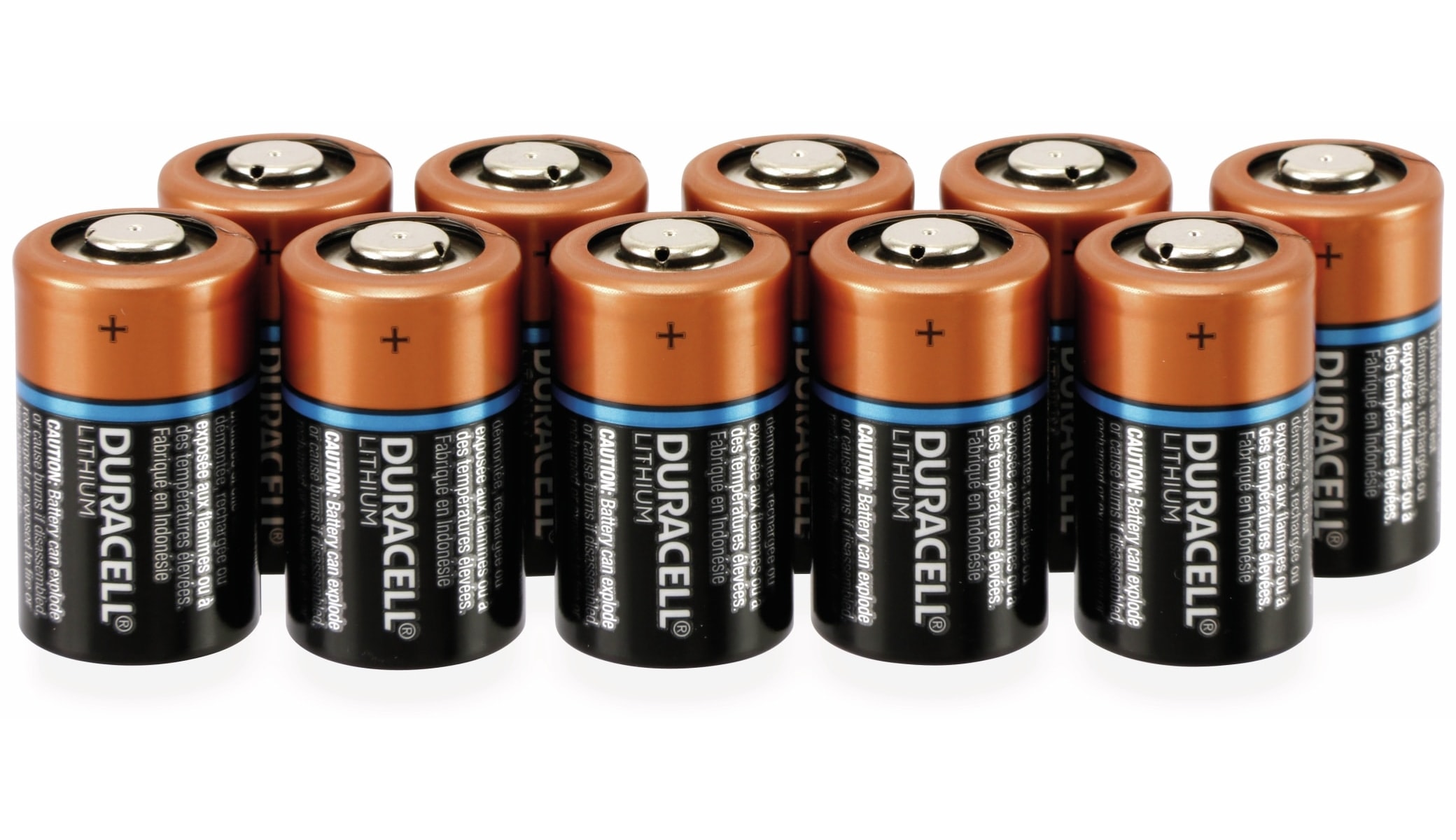 DURACELL Lithium-Fotobatterie, Lithium, CR2, 3V, 10 Stück DURACELL Lithium-Fotobatterie, Lithium, CR2, 3V, 10 Stück