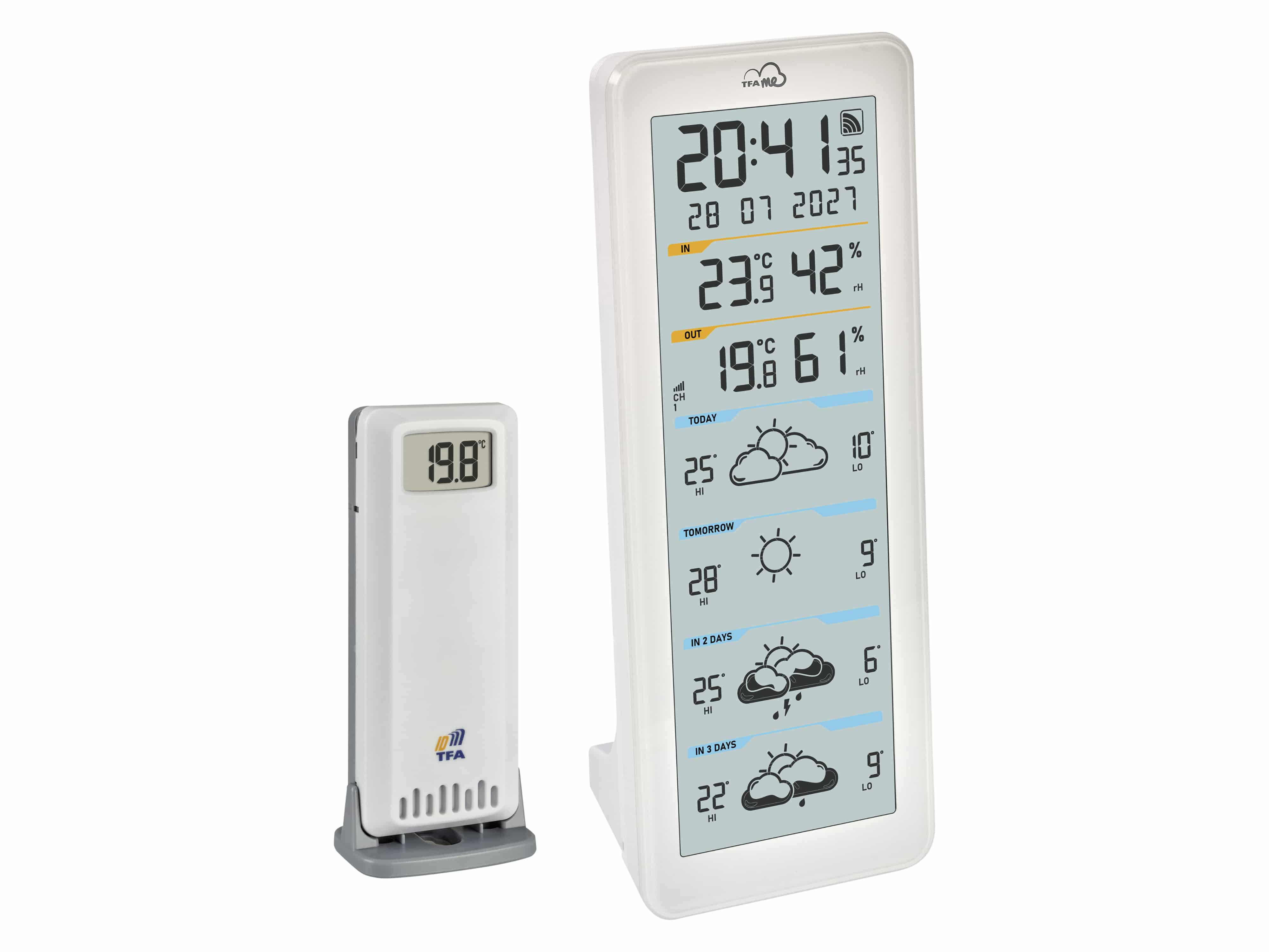TFA WLAN Funk-Wetterstation TFA.me ID-06, weiß TFA WLAN Funk-Wetterstation TFA.me ID-06, weiß