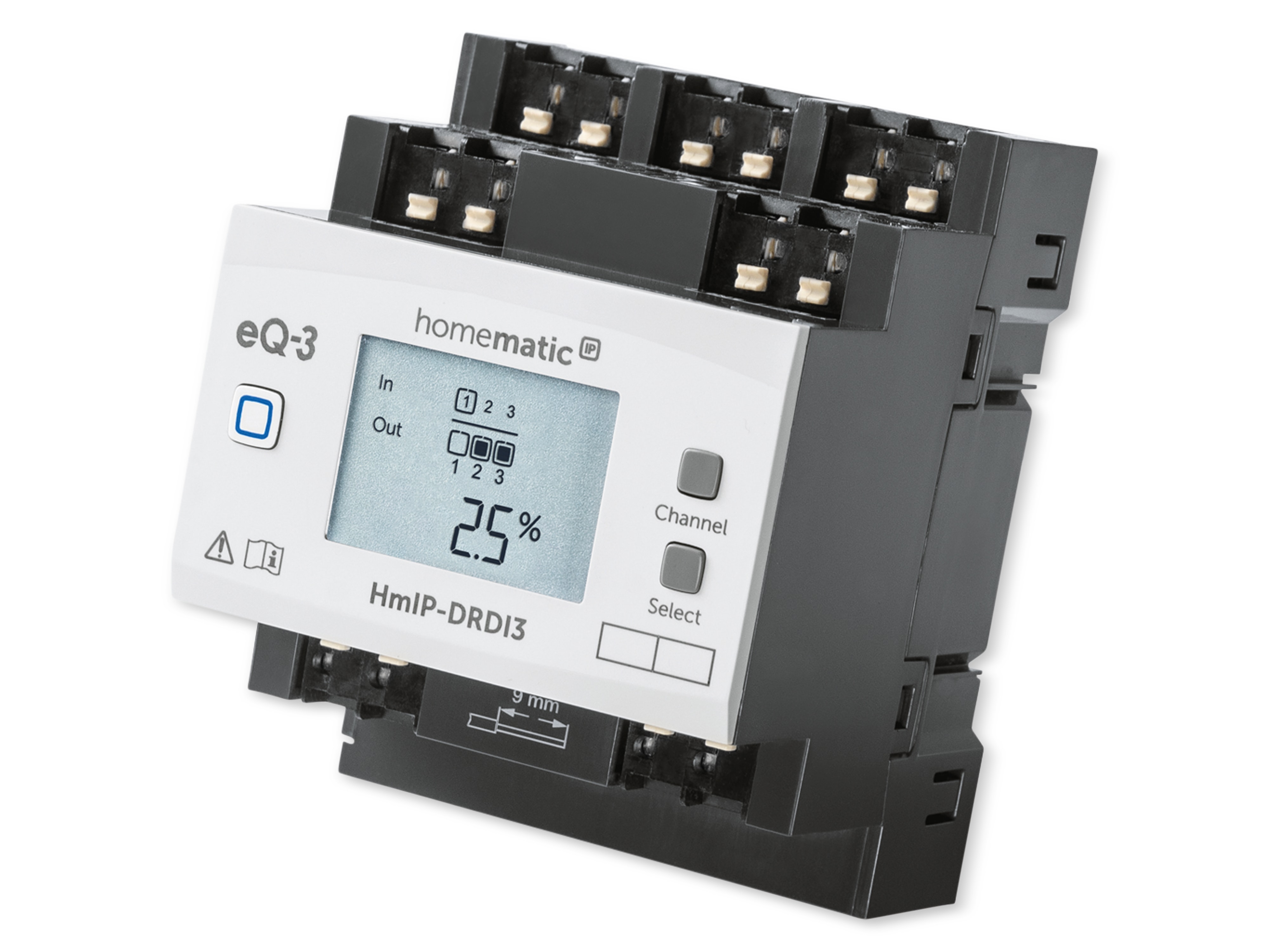 HOMEMATIC IP Smart Home 154434A0, Dimmaktor für Hutschienenmontage, 3-fach HOMEMATIC IP Smart Home 154434A0, Dimmaktor für Hutschienenmontage, 3-fach