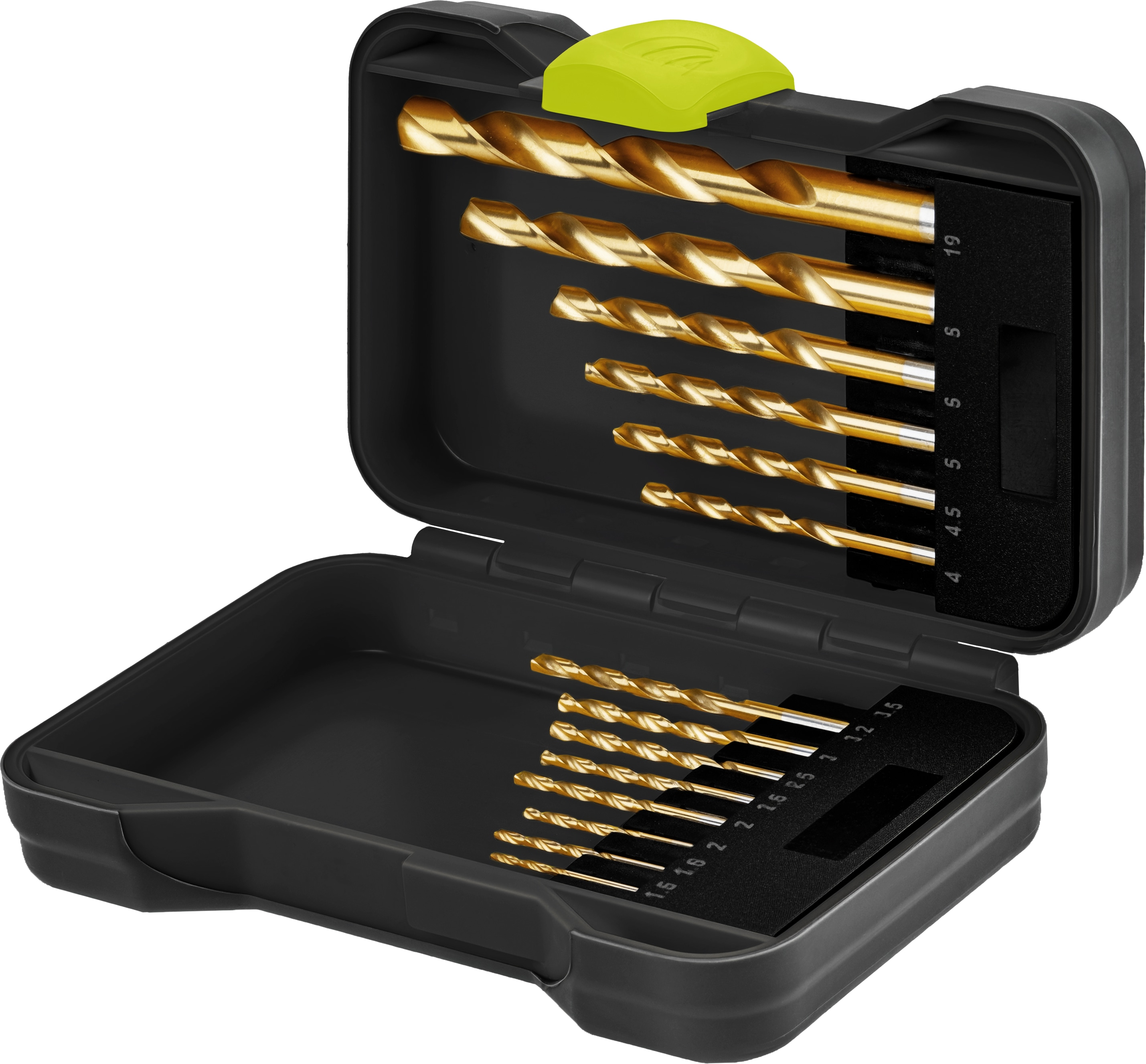 GOOBAY TOOLS HSS-Metallbohrer-Set, 77850, 1,5-10 mm, 15-teilig