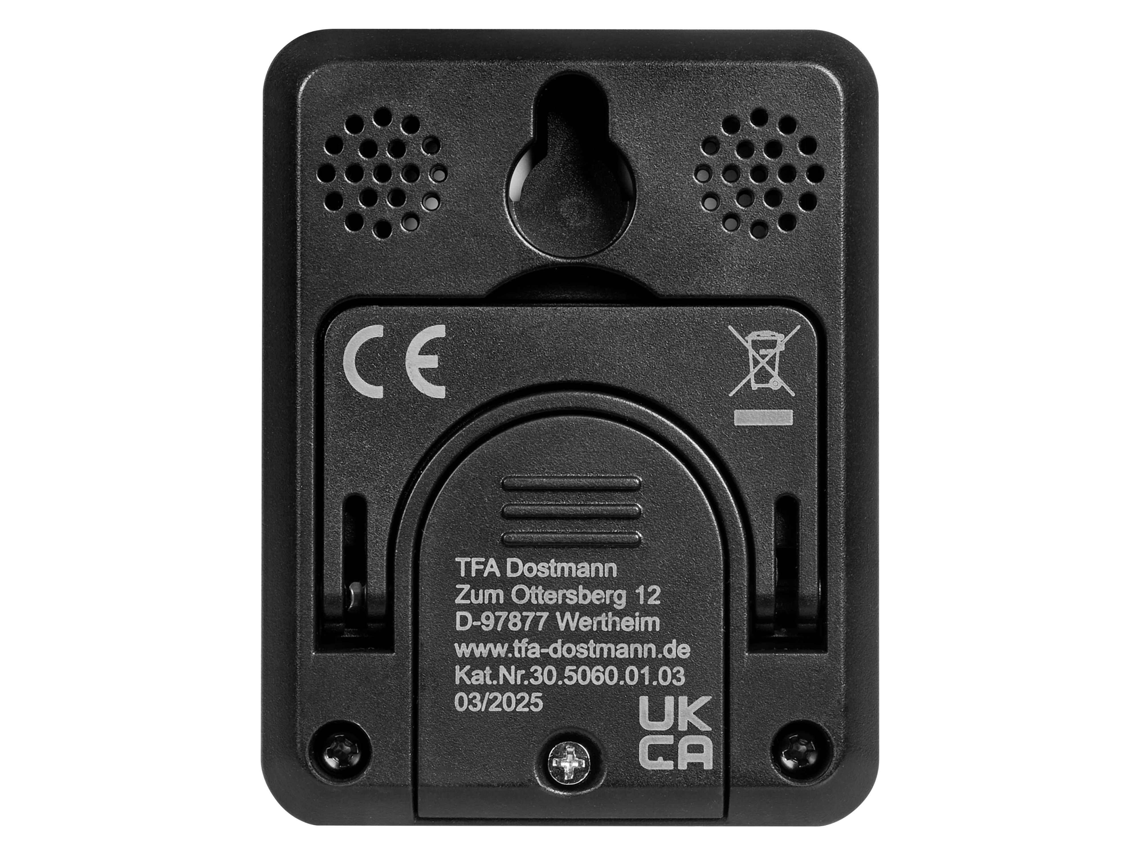 TFA Digitales Thermo-Hygrometer 30.5060.01.03, 3 Stück, schwarz TFA Digitales Thermo-Hygrometer 30.5060.01.03, 3 Stück, schwarz