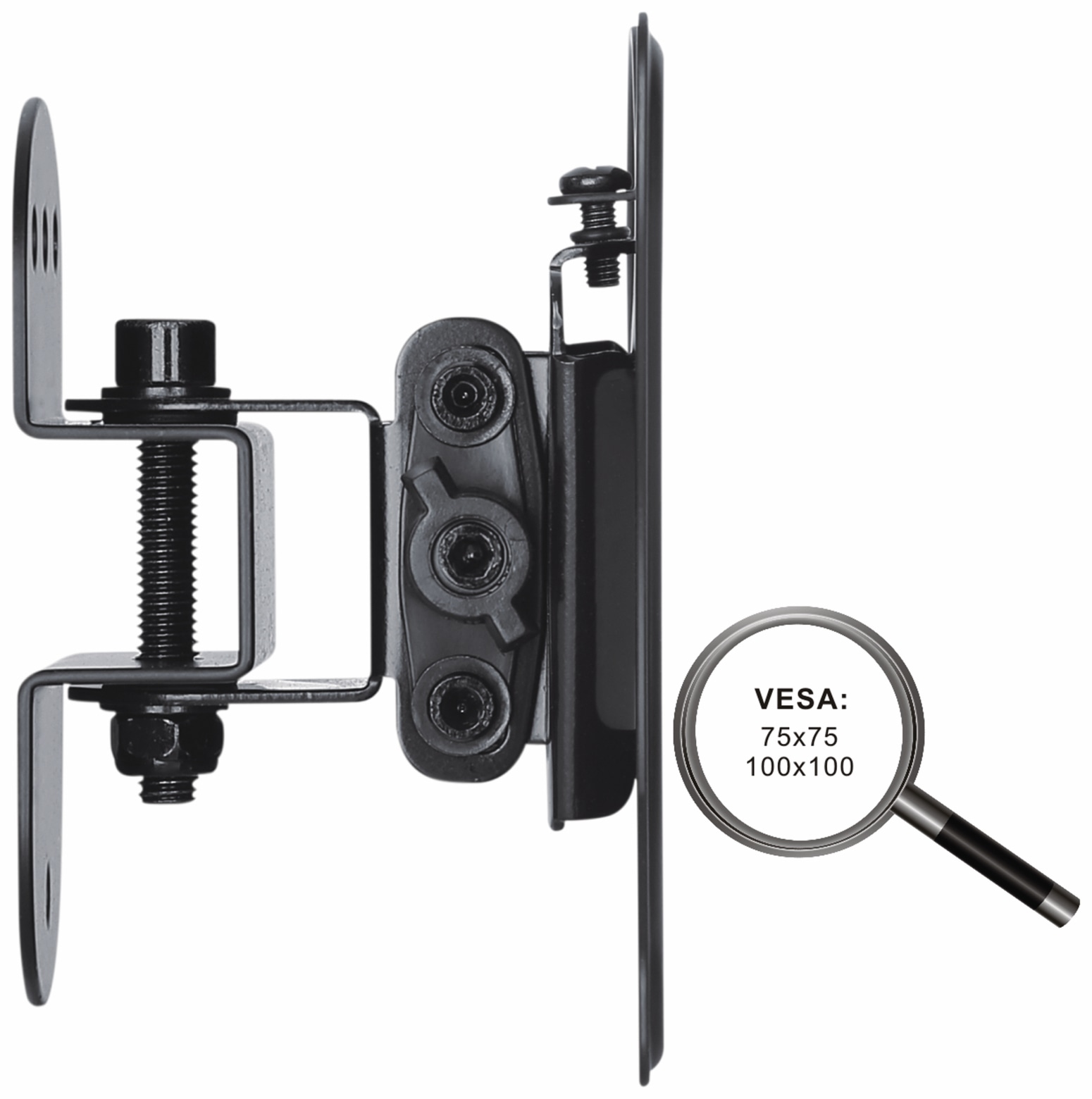 PUREMOUNTS TV-Wandhalter PM-FM10-100, VESA 100x100mm