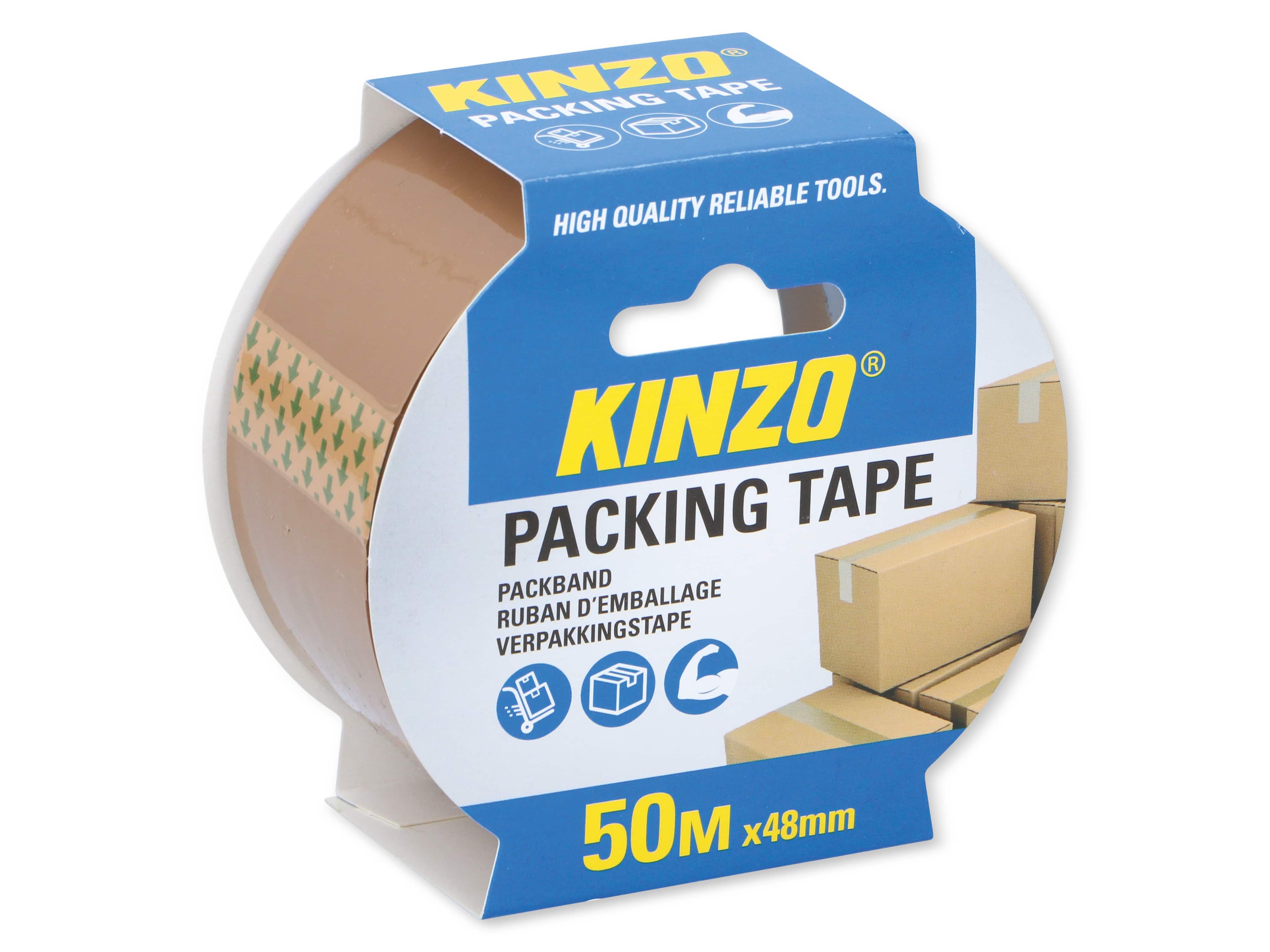 KINZO Pack-Klebeband 48mmx50m KINZO Pack-Klebeband 48mmx50m