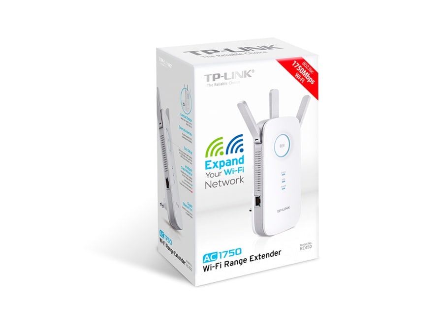 TP-LINK Dualband-WLAN Repeater RE450, AC1750 TP-LINK Dualband-WLAN Repeater RE450, AC1750