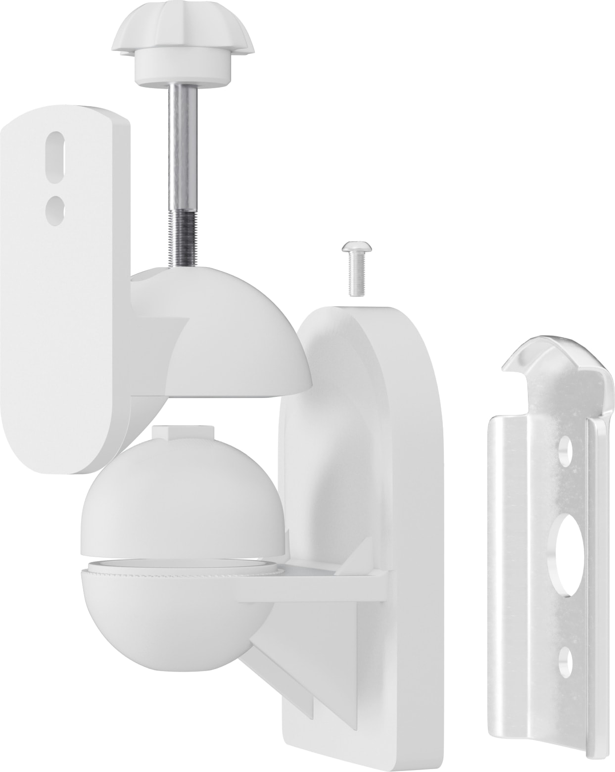 GOOBAY Boxenhalterung Basic, 2 Stück, weiß