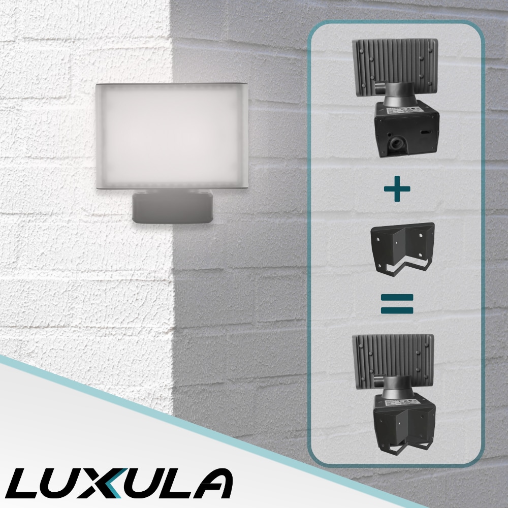 LUXULA Eckwandhalterung für Fluter LX400190, 191, 192, 193, schwarz LUXULA Eckwandhalterung für Fluter LX400190, 191, 192, 193, schwarz