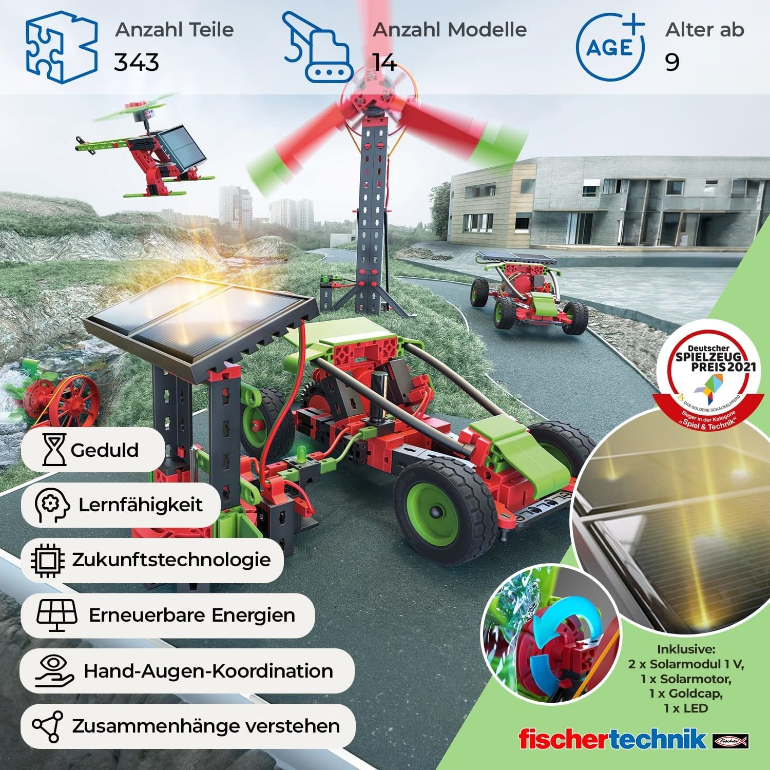 FISCHERTECHNIK Bausatz Grüne Energie FISCHERTECHNIK Bausatz Grüne Energie