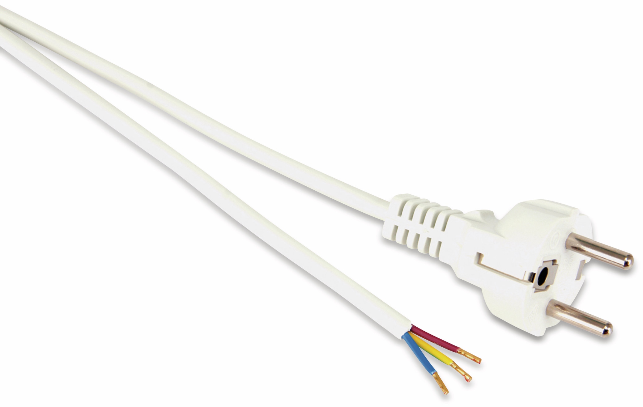 GOOBAY Netzkabel mit Schutzkontaktstecker, 1,5 m, weiß GOOBAY Netzkabel mit Schutzkontaktstecker, 1,5 m, weiß