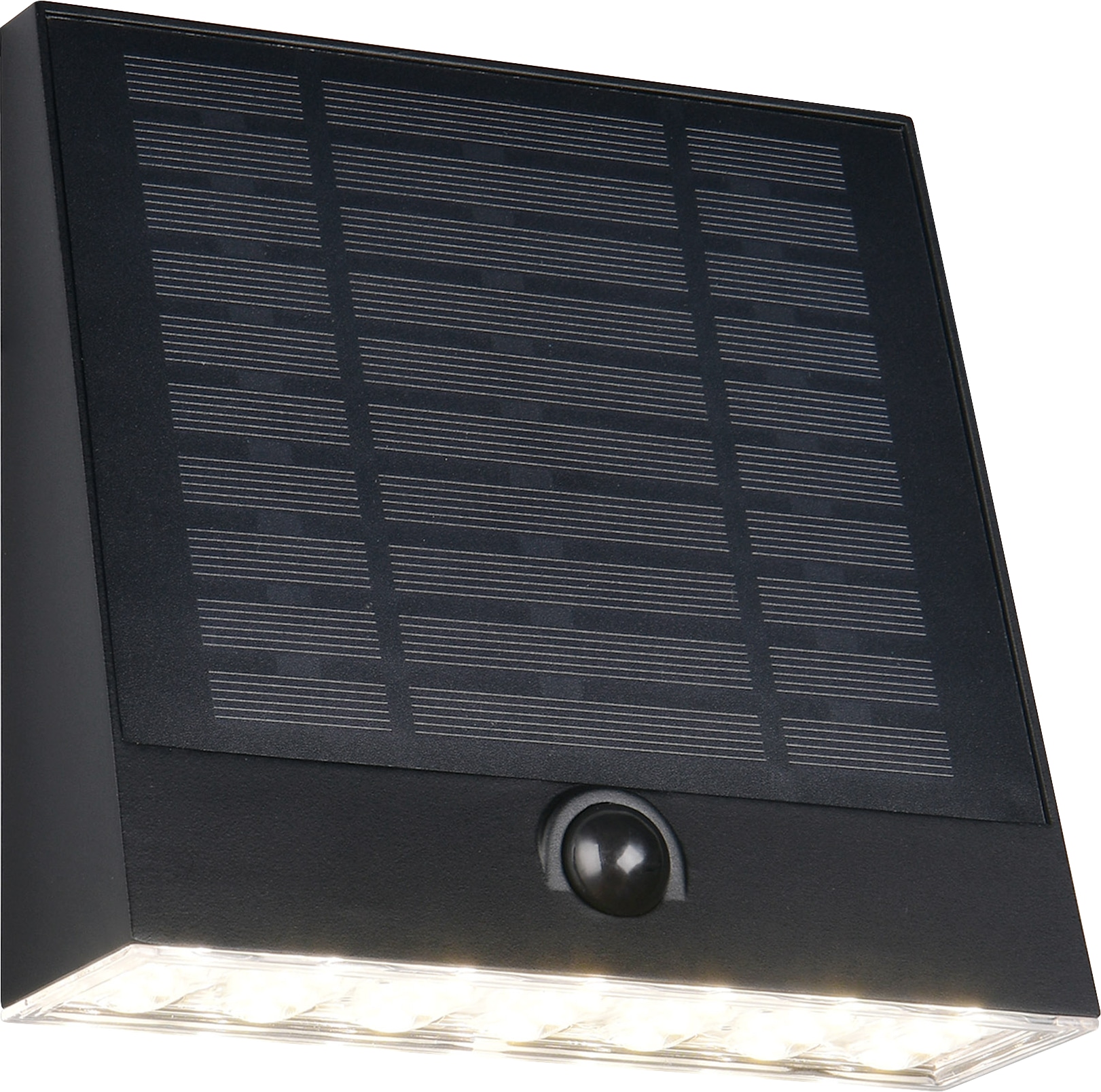 REALITY Solar LED-Wandleuchte ALVORADA, R23326102, 6 W, 600lm, 4000K, schwarz REALITY Solar LED-Wandleuchte ALVORADA, R23326102, 6 W, 600lm, 4000K, schwarz