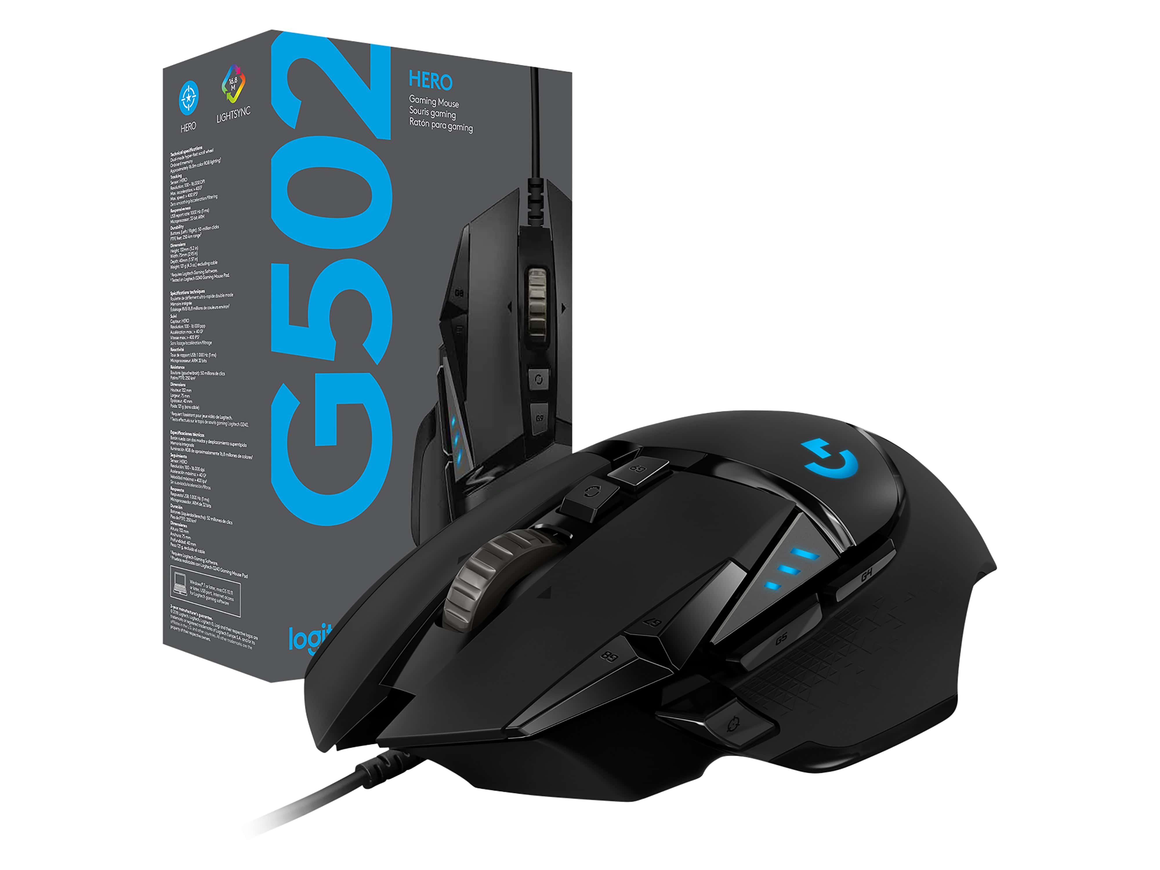 LOGITECH G Gaming Maus G502 Hero Black LOGITECH G Gaming Maus G502 Hero Black