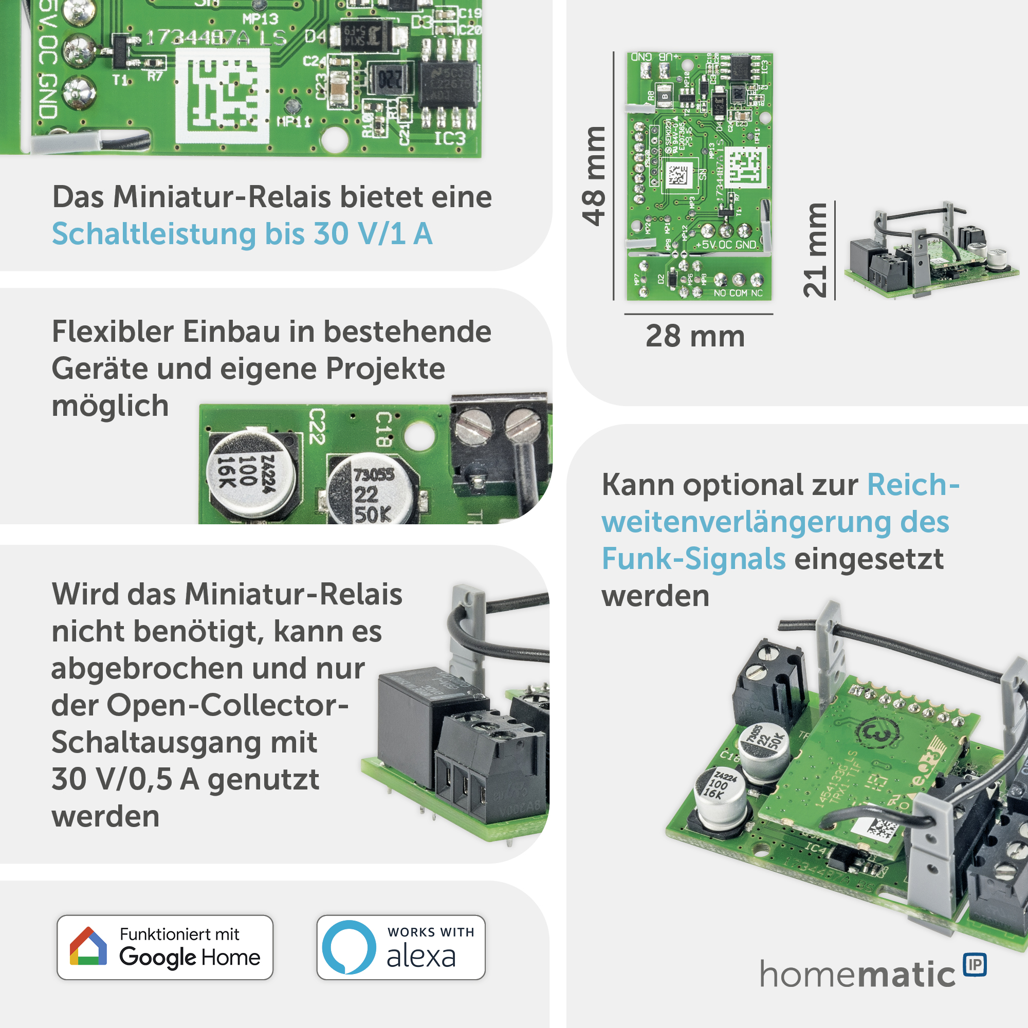 HOMEMATIC IP Smart Home 150776A0, Schaltplatine HOMEMATIC IP Smart Home 150776A0, Schaltplatine