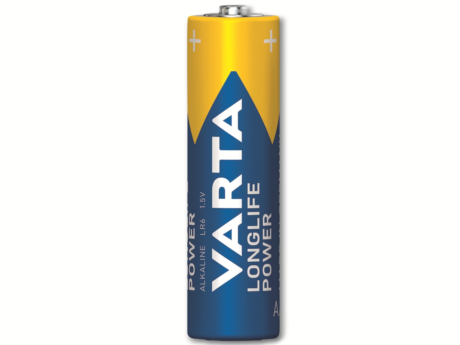 VARTA Batterie Alkaline, Mignon, AA, LR06, 1.5V, Longlife Power, 4 Stück VARTA Batterie Alkaline, Mignon, AA, LR06, 1.5V, Longlife Power, 4 Stück