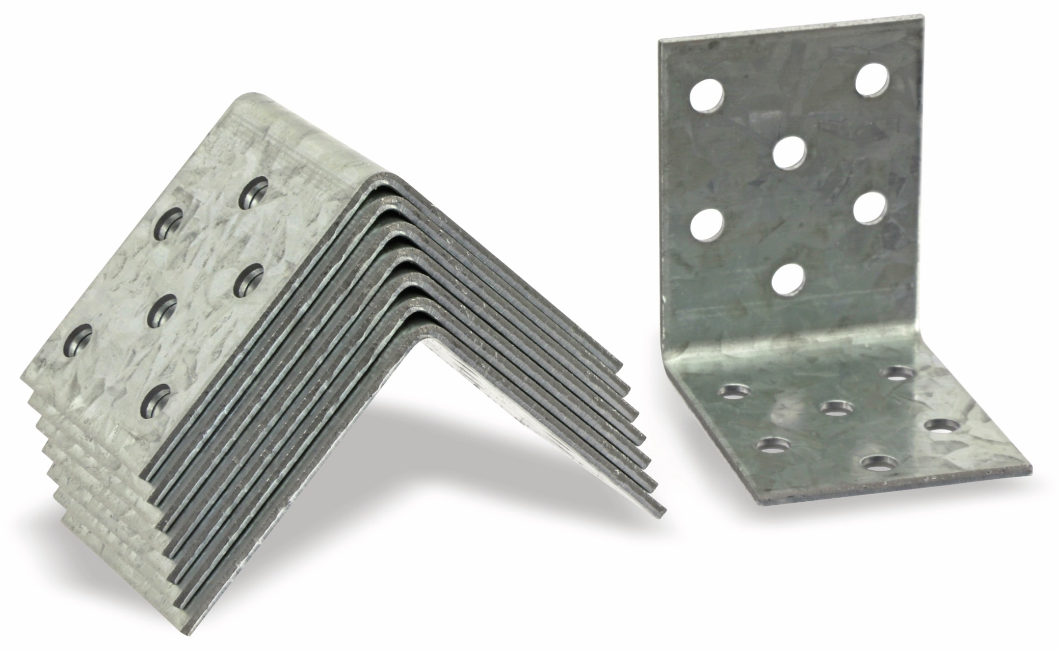 Winkelverbinder, 50x50x40x2 mm, 8 Stück Winkelverbinder, 50x50x40x2 mm, 8 Stück