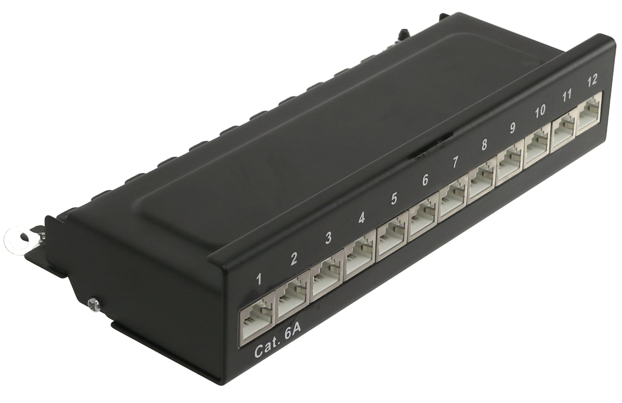 RED4POWER CAT.6a Patchpanel R4-N111S, 12-fach, schwarz RED4POWER CAT.6a Patchpanel R4-N111S, 12-fach, schwarz