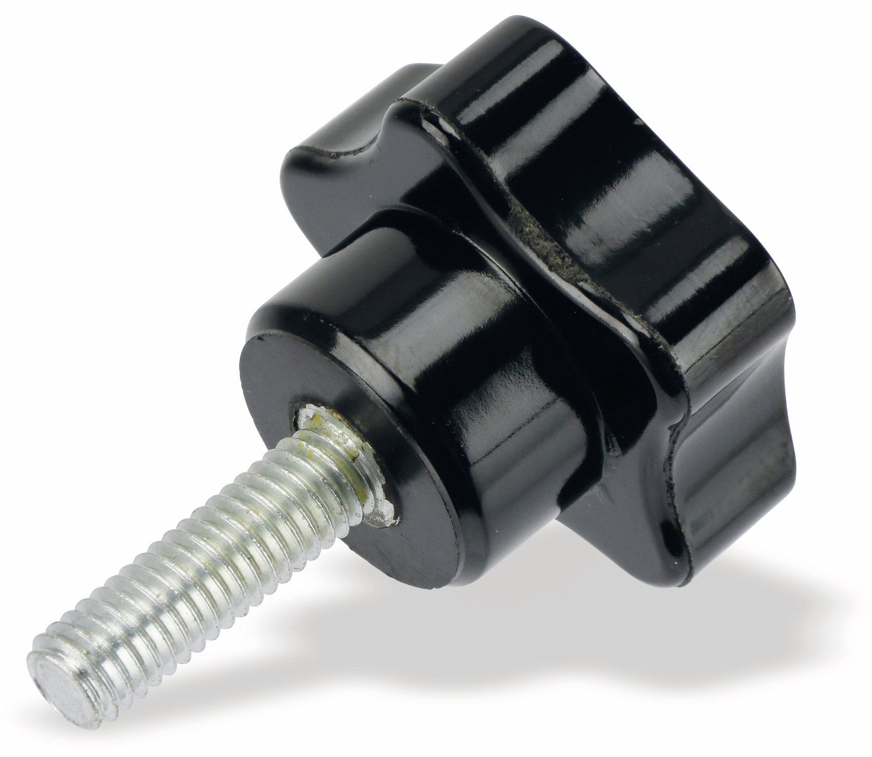 Sterngriffschraube, M6/20 mm, schwarz Sterngriffschraube, M6/20 mm, schwarz