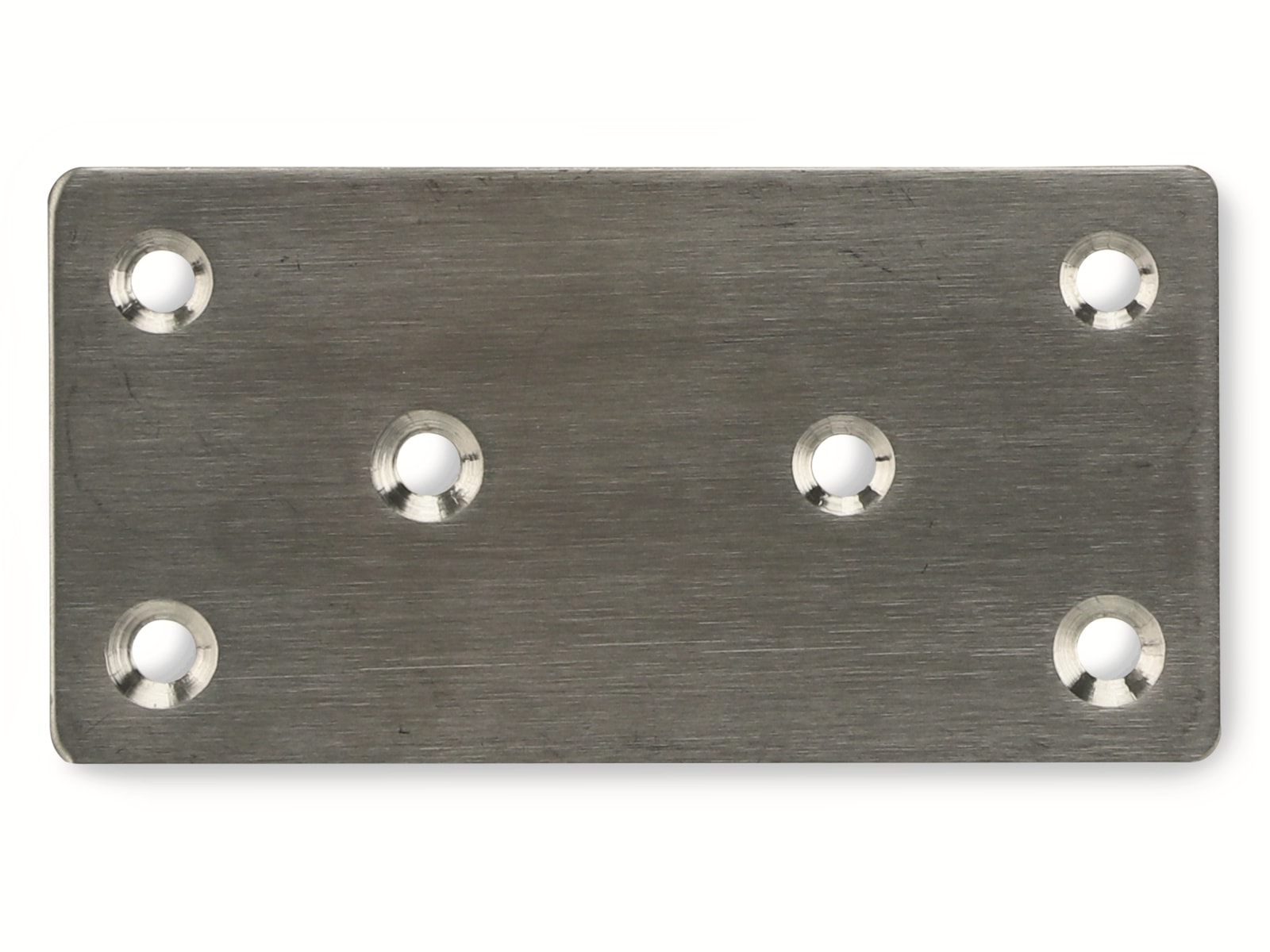 Edelstahl-Verbindungsblech 100x50 mm Edelstahl-Verbindungsblech 100x50 mm
