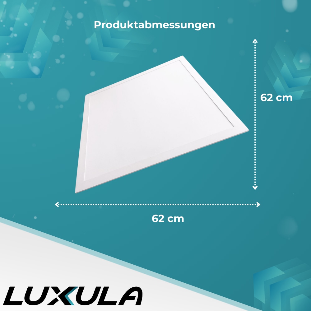 LUXULA LED-Panel LX-62-4000-CRI98, EEK: F, 40 W, 4000 lm, 4000 K LUXULA LED-Panel LX-62-4000-CRI98, EEK: F, 40 W, 4000 lm, 4000 K