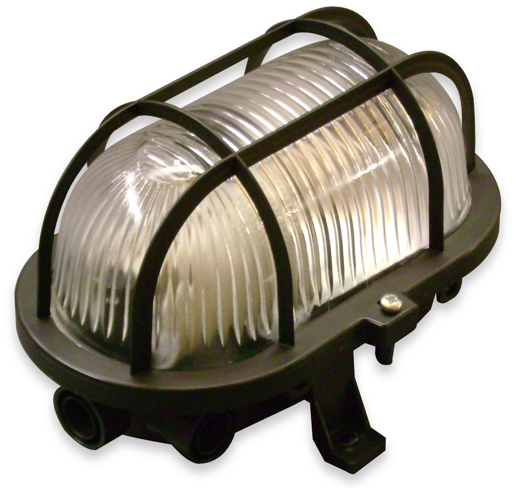 MÜLLER-LICHT Feuchtraumleuchte, 20300023, OVAL Leuchte + Schutzkorb, schwarz MÜLLER-LICHT Feuchtraumleuchte, 20300023, OVAL Leuchte + Schutzkorb, schwarz