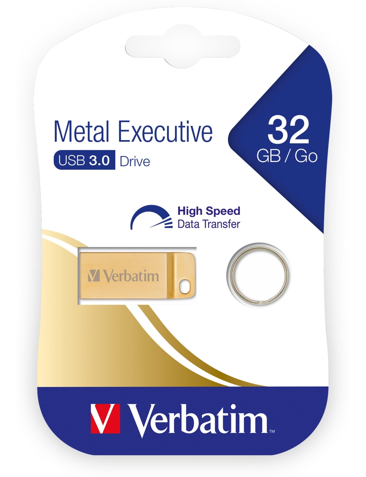 VERBATIM USB3.0 Stick Metal Executive, 32 GB VERBATIM USB3.0 Stick Metal Executive, 32 GB