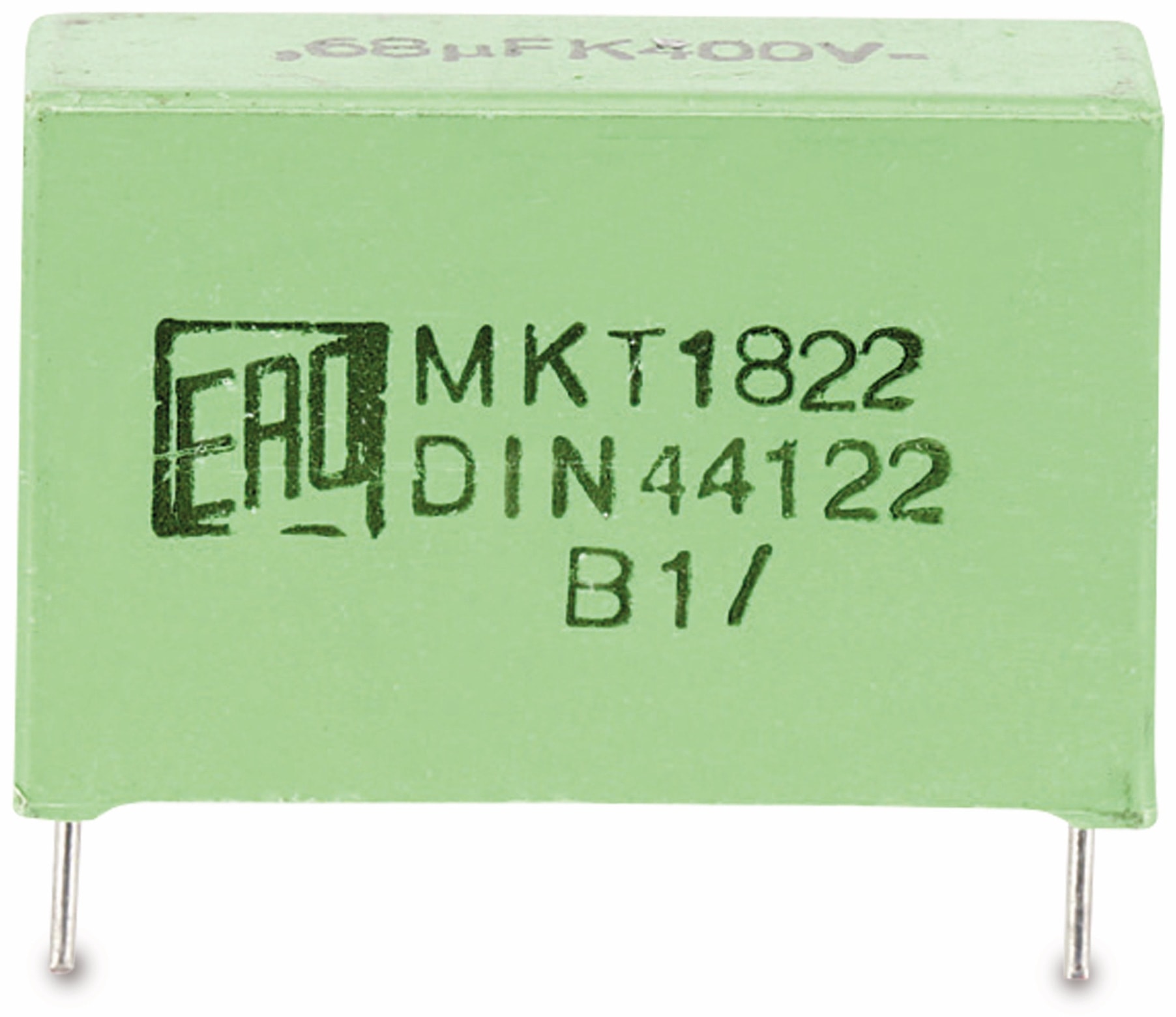 Folien-Kondensator, 0,68 µF, 400 V-, radial, RM 27,5 Folien-Kondensator, 0,68 µF, 400 V