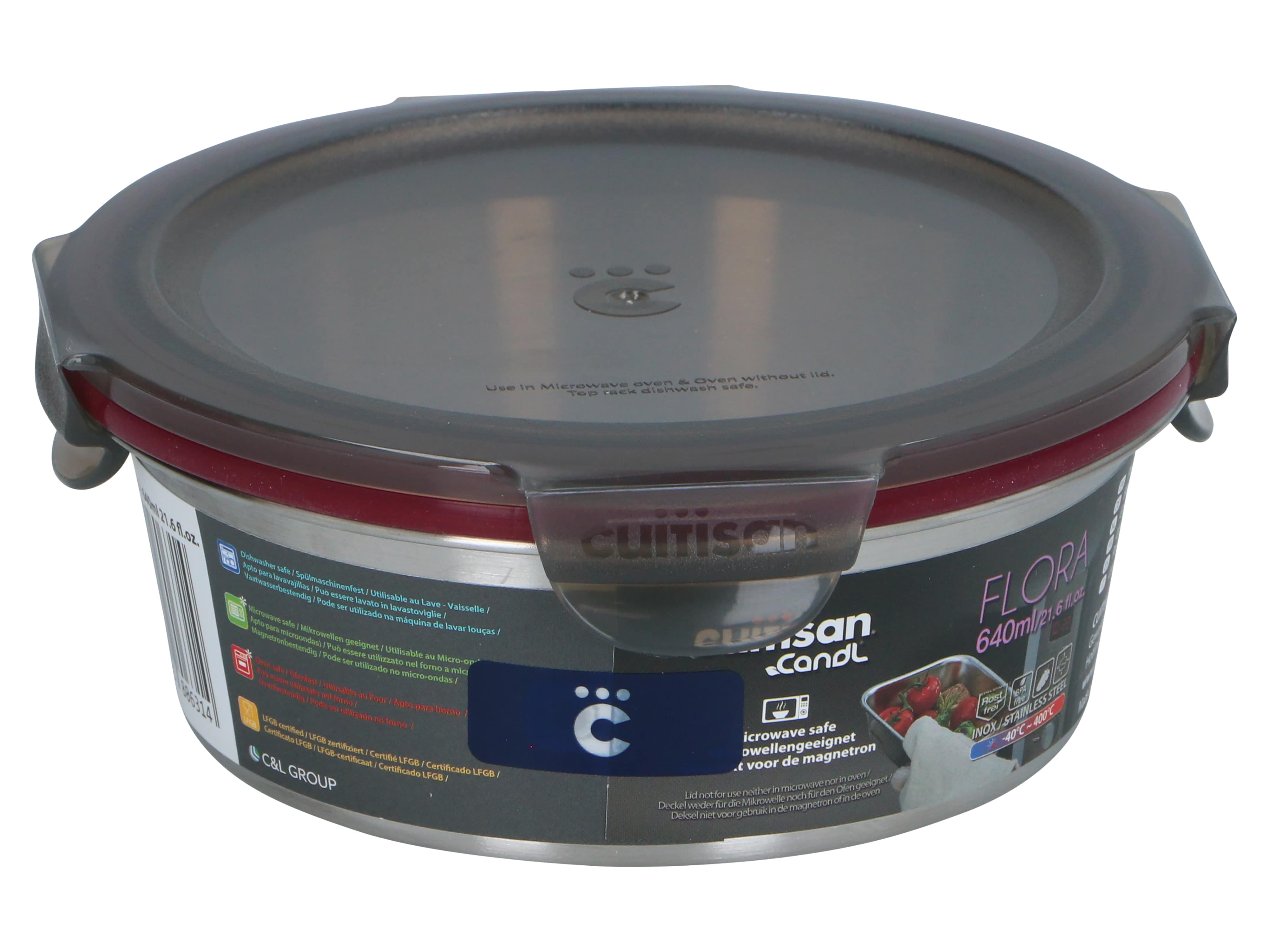 Edelstahl Frischhaltebox, 640ml Edelstahlfrischhaltenbox 640ml
