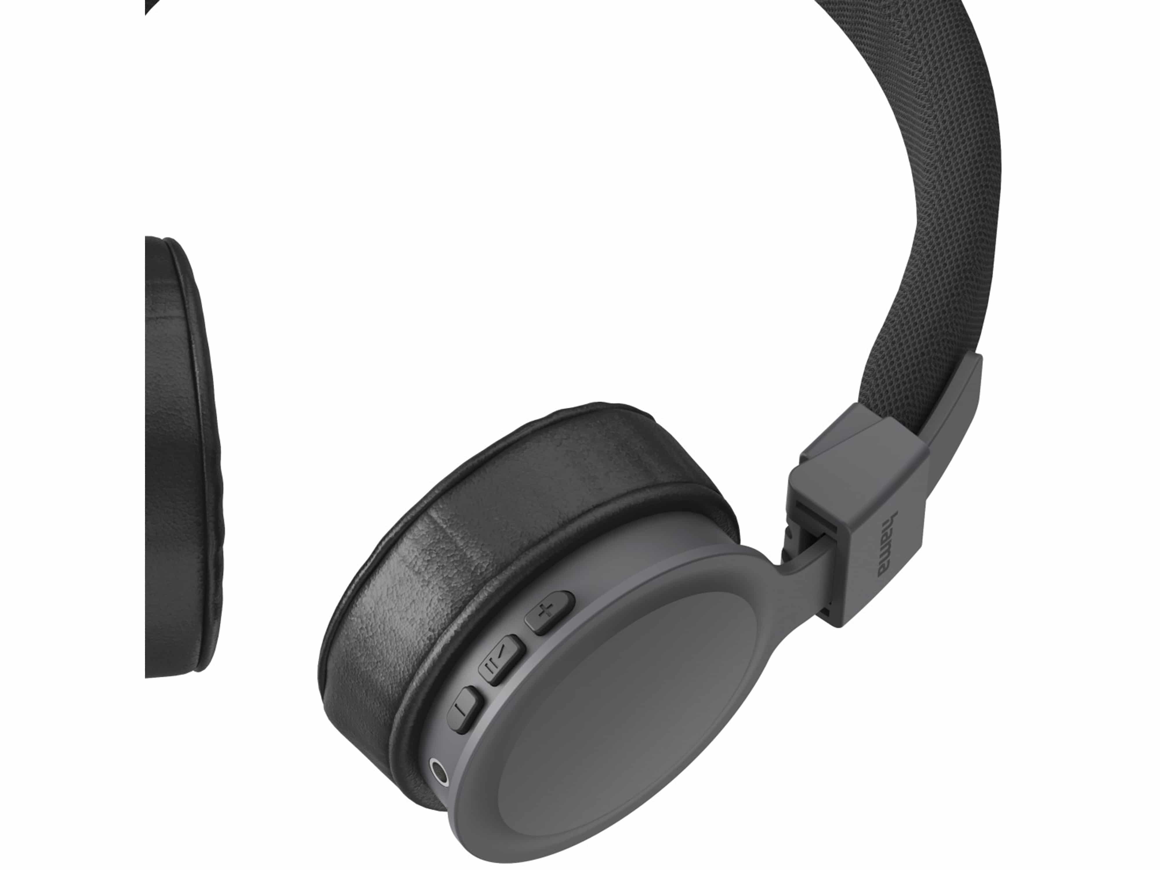 HAMA On-Ear Kopfhörer, Freedom Lit III, Bluetooth, faltbar, Sprachsteuerung schwarz On-Ear Kopfhörer HAMA, Freedom Lit III, Bluetooth, faltbar, Sprachsteuerung schwarz