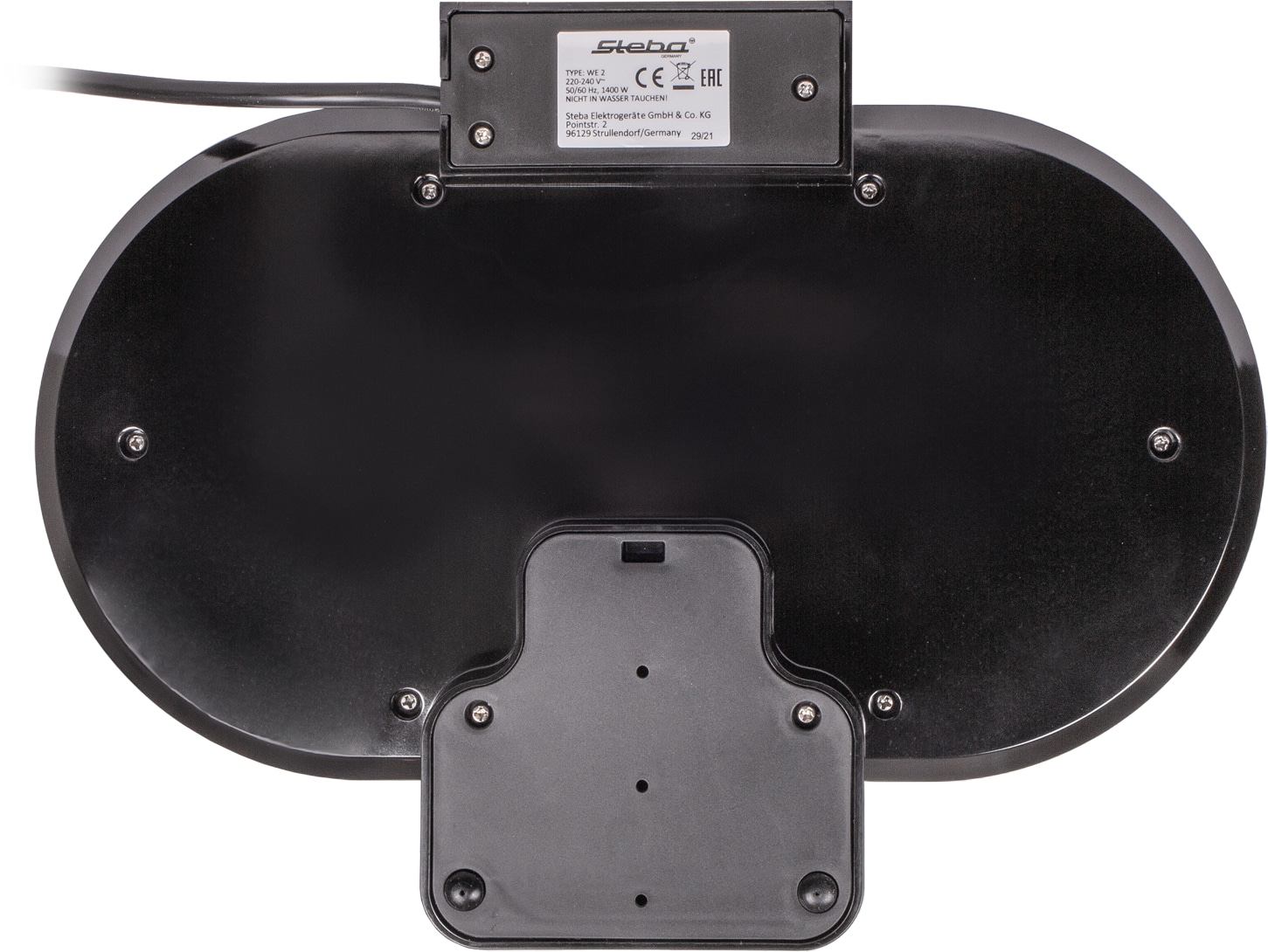 STEBA Doppel Waffeleisen WE 2, 2x5 Herzwaffeln, Ø15,5cm, antihaftbeschichtung STEBA Doppel Waffeleisen WE 2, 2x5 Herzwaffeln, Ø15,5cm, antihaftbeschichtung