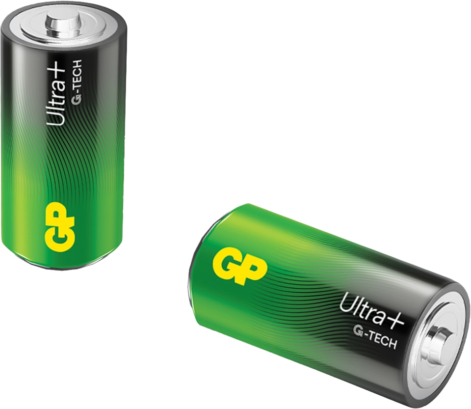 GP C-Baby-Batterie Alkaline Ultra Plus, 1,5 V, 2 Stück GP C-Baby-Batterie Alkaline Ultra Plus, 1,5 V, 2 Stück