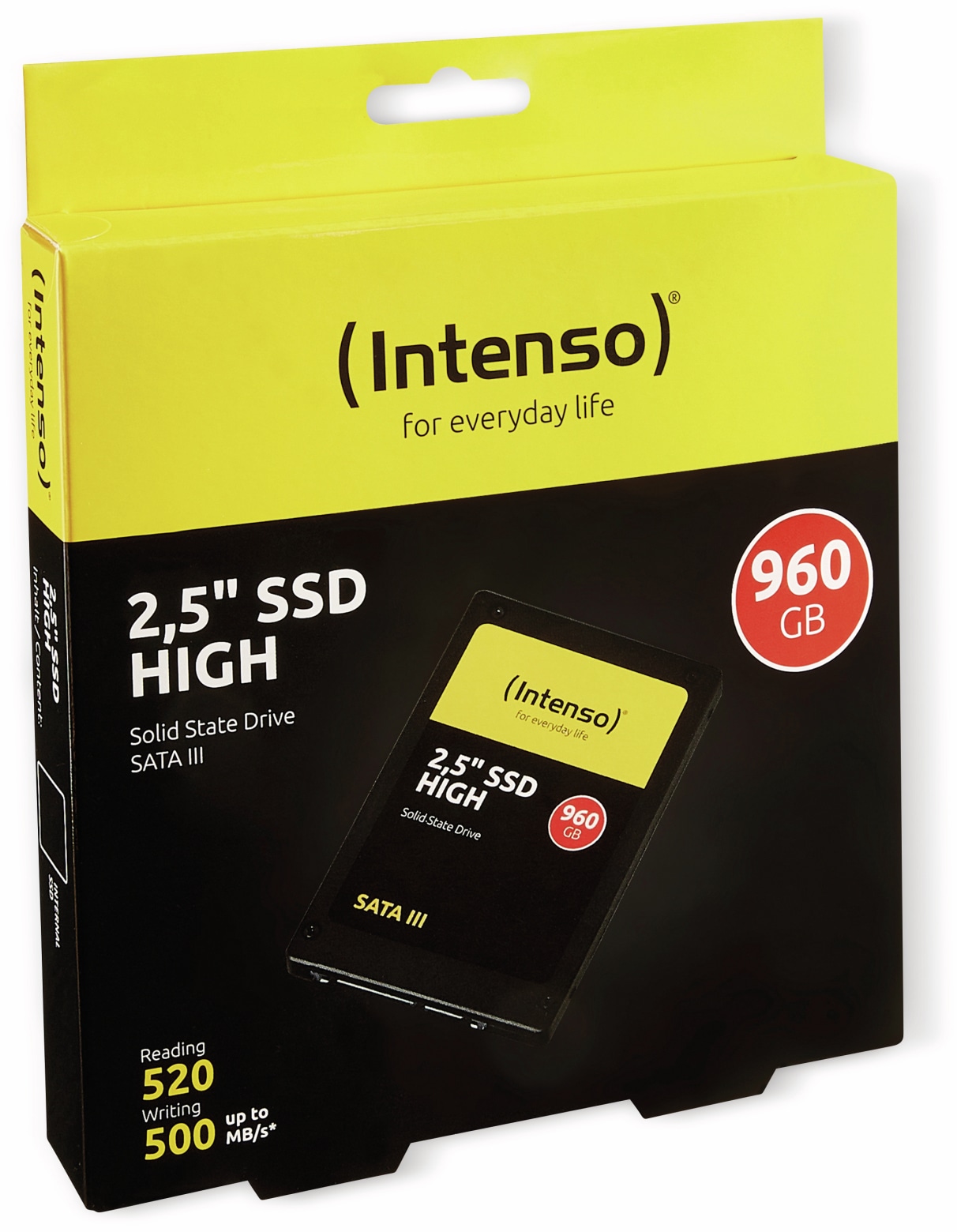INTENSO SSD High Performance 3813450, SATA III, 960 GB INTENSO SSD High Performance 3813450, SATA III, 960 GB