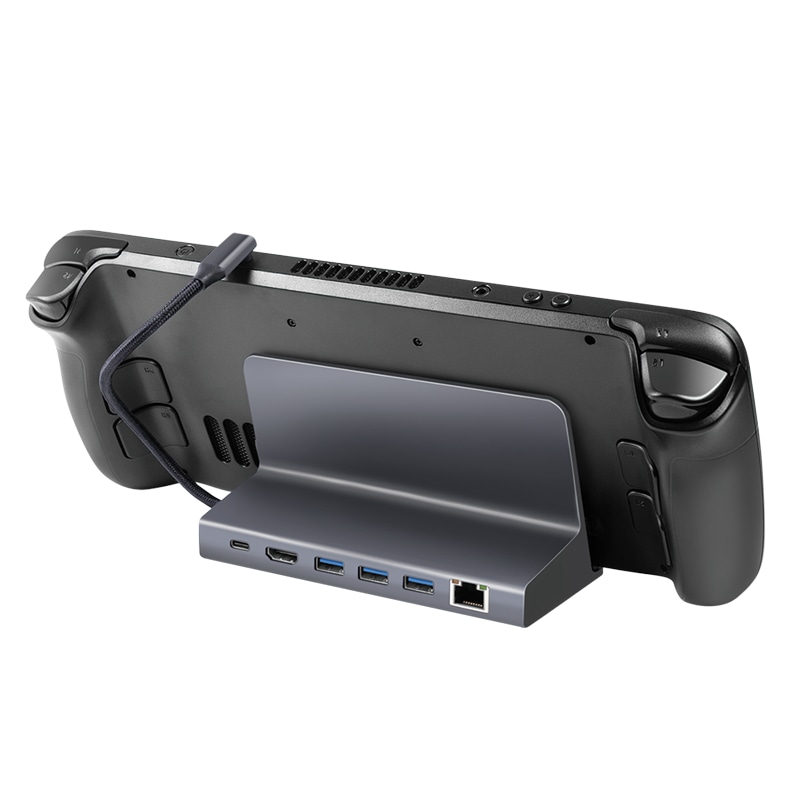 LOGILINK USB 3.2 Dockingstation UA0408, Gen1, 6-Port, USB-C PD, Aluminium-Silber LOGILINK USB 3.2 Dockingstation UA0408, Gen1, 6-Port, USB-C PD, Aluminium-Silber
