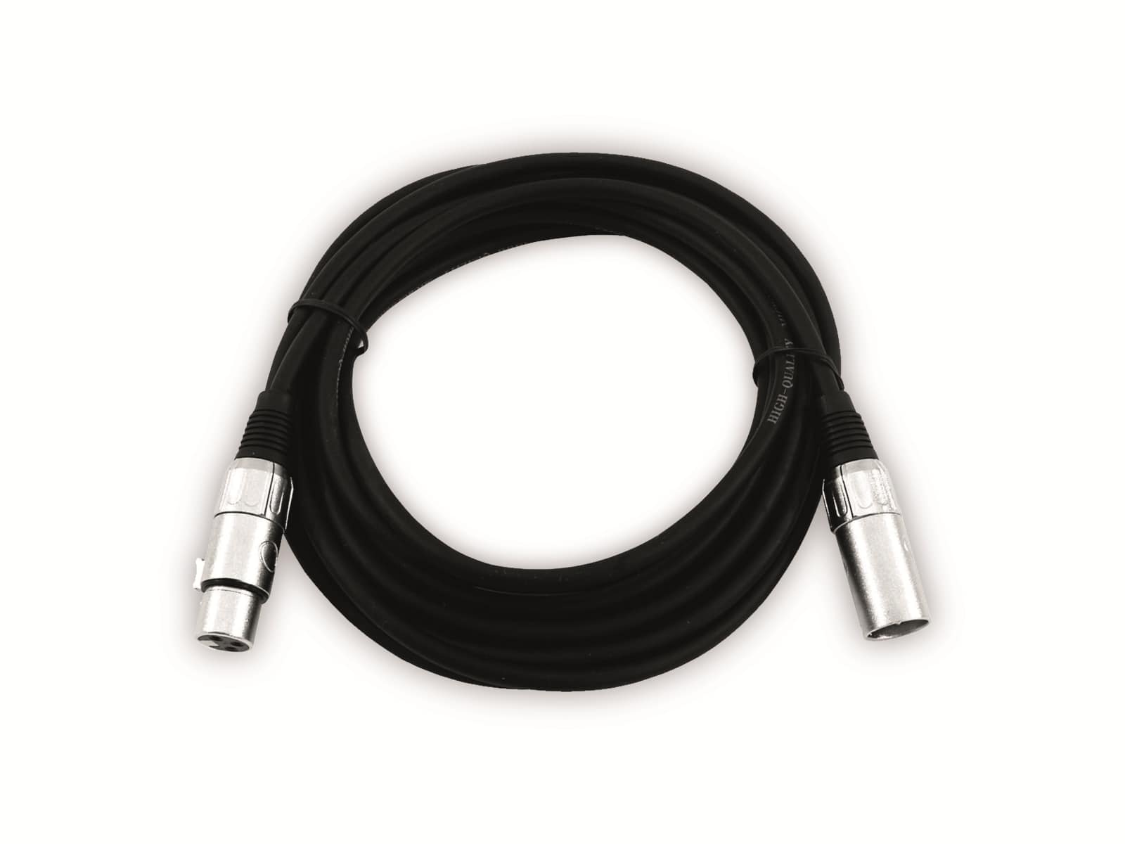 OMNITRONIC XLR-Kabel 3-polig, 20 m, schwarz OMNITRONIC XLR-Kabel 3-polig, 20 m, schwarz