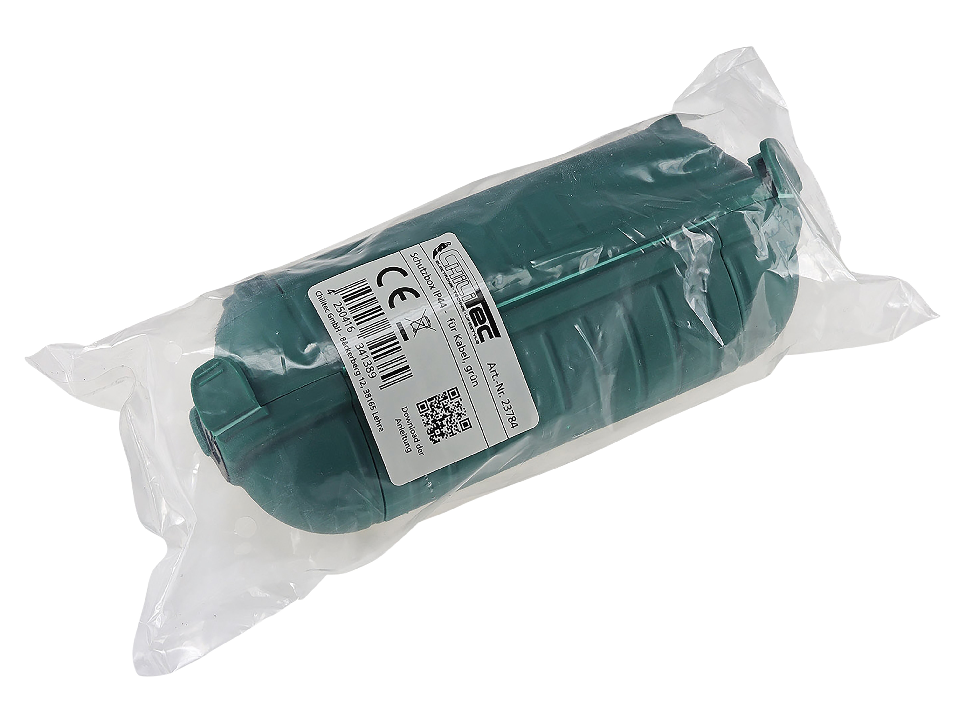 CHILITEC Sicherheits-Schutzbox für Kabel, IP44, 210x80 mm, grün CHILITEC Sicherheits-Schutzbox für Kabel, IP44, 210x80 mm, grün
