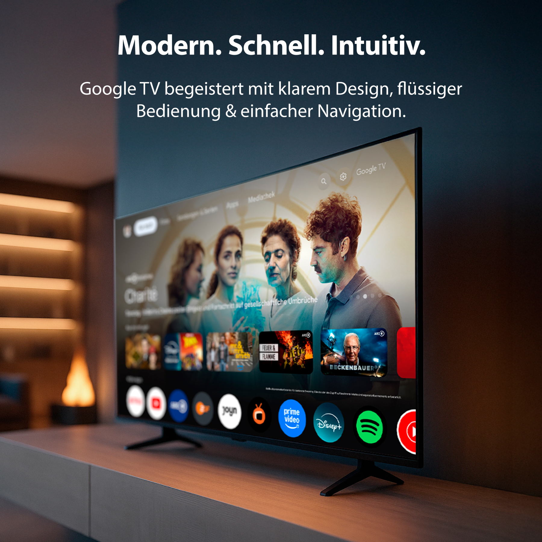 DYON LED Smart-TV nexGo 32H 80 cm (32"), EEK: E, HD