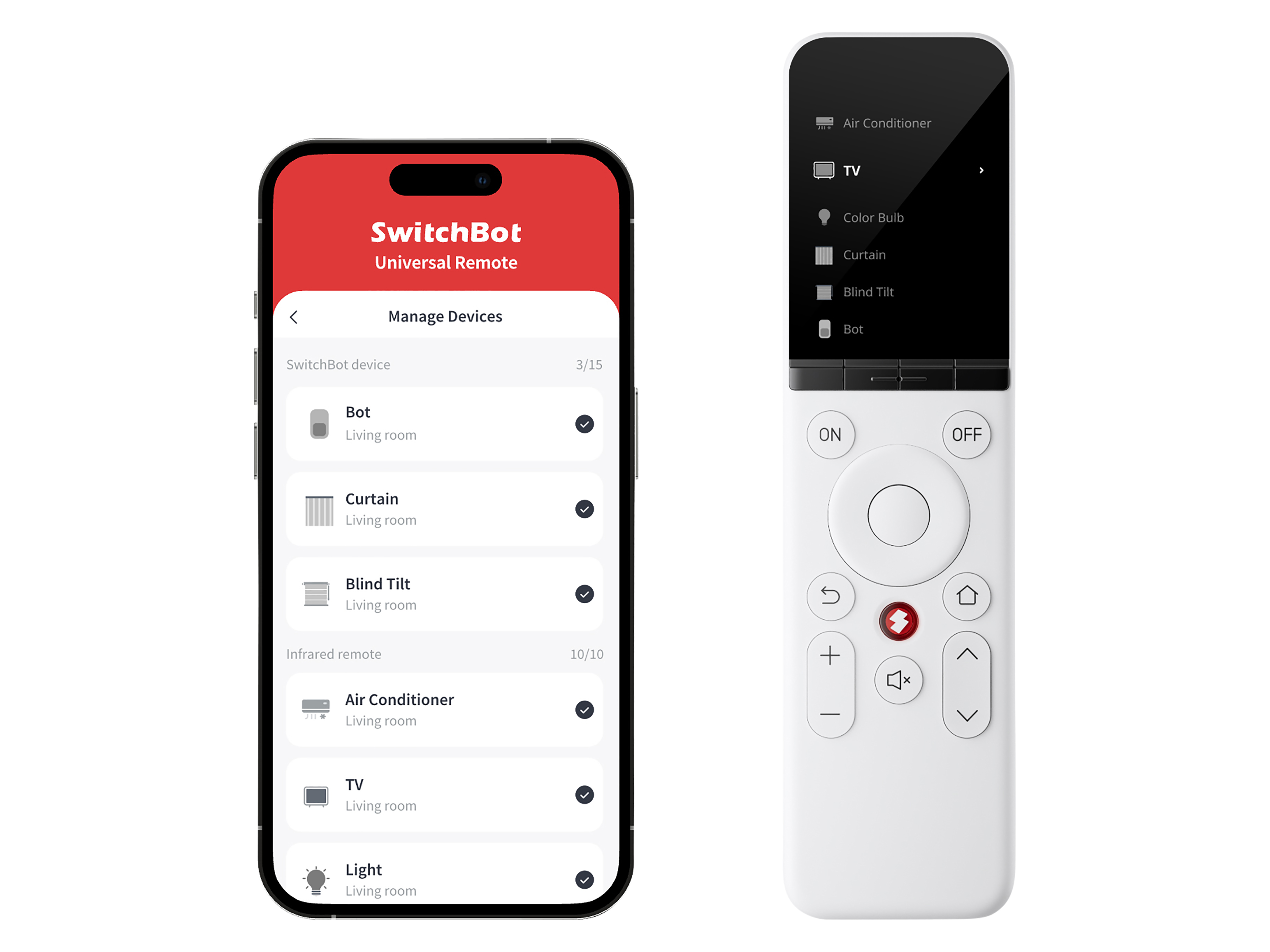 SWITCHBOT Smarte universal Fernbedienung, weiß