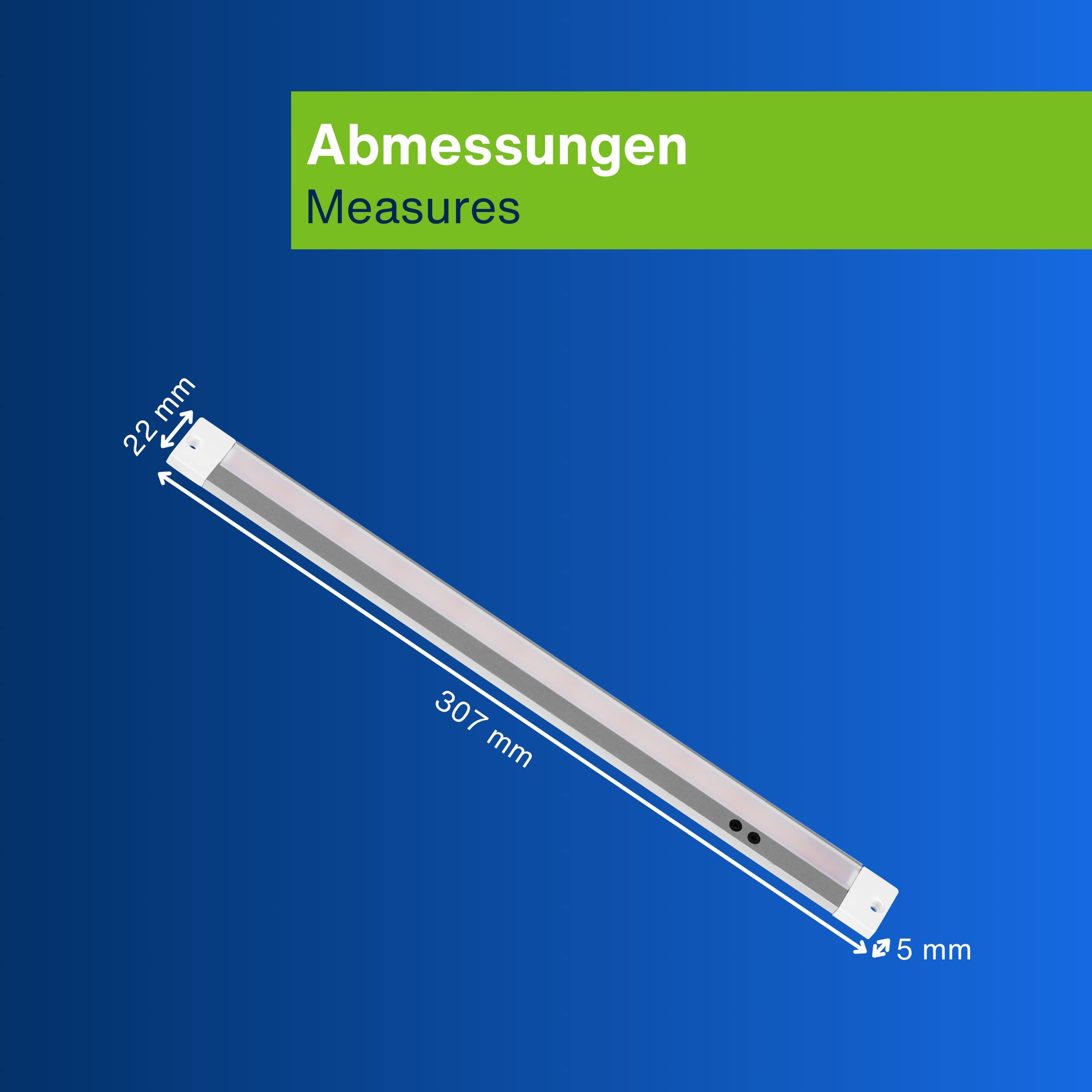 REV LED-Unterbauleuchte Mini Slim, 3W, 3000K, 210lm, warmweiß, IP20, 30 cm REV LED-Unterbauleuchte Mini Slim, 3W, 3000K, 210lm, warmweiß, IP20, 30 cm