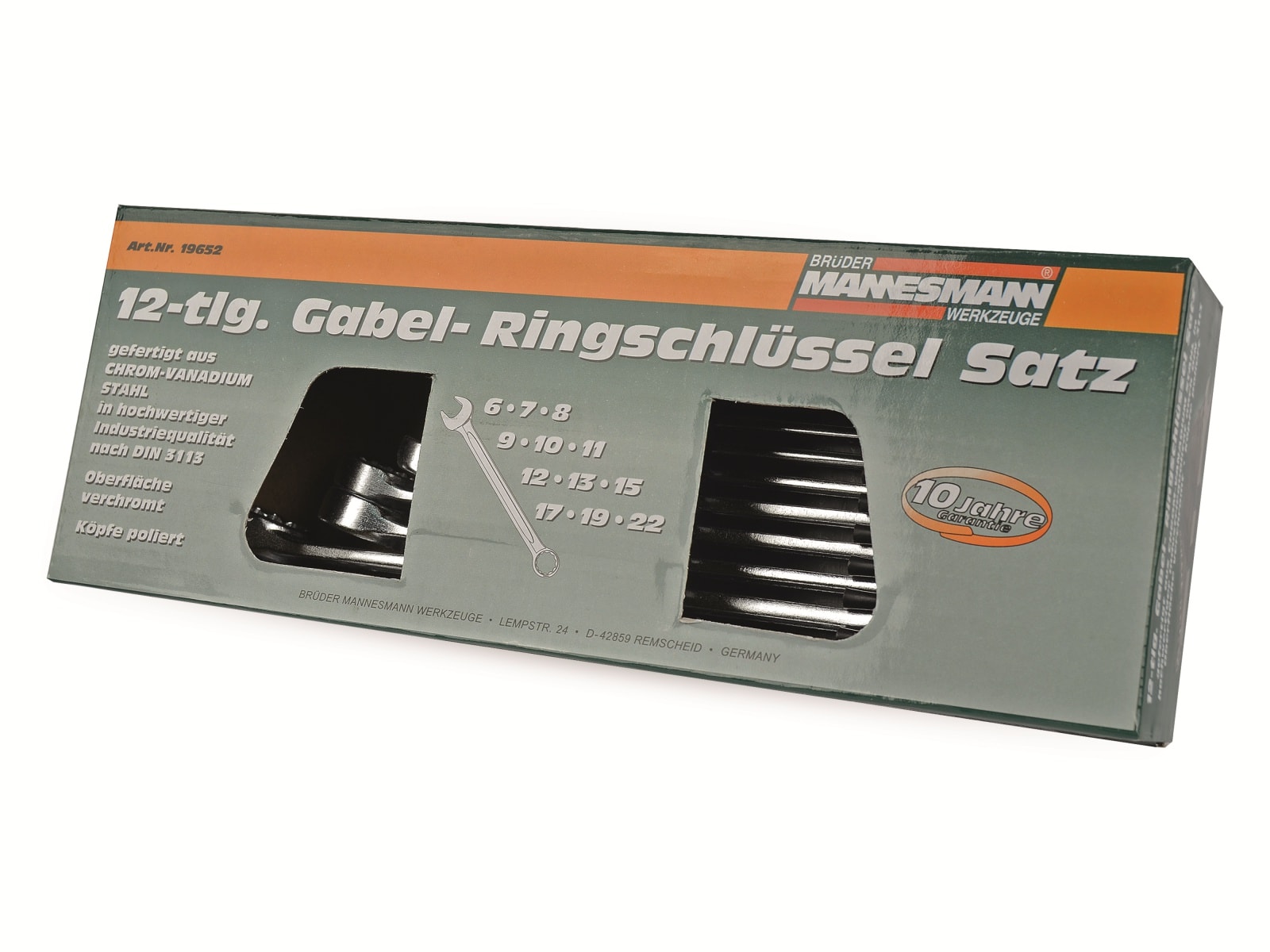 BRÜDER MANNESMANN Gabel-/ Ringschlüsselsatz, 12-teilig BRÜDER MANNESMANN Gabel-/ Ringschlüsselsatz, 12-teilig