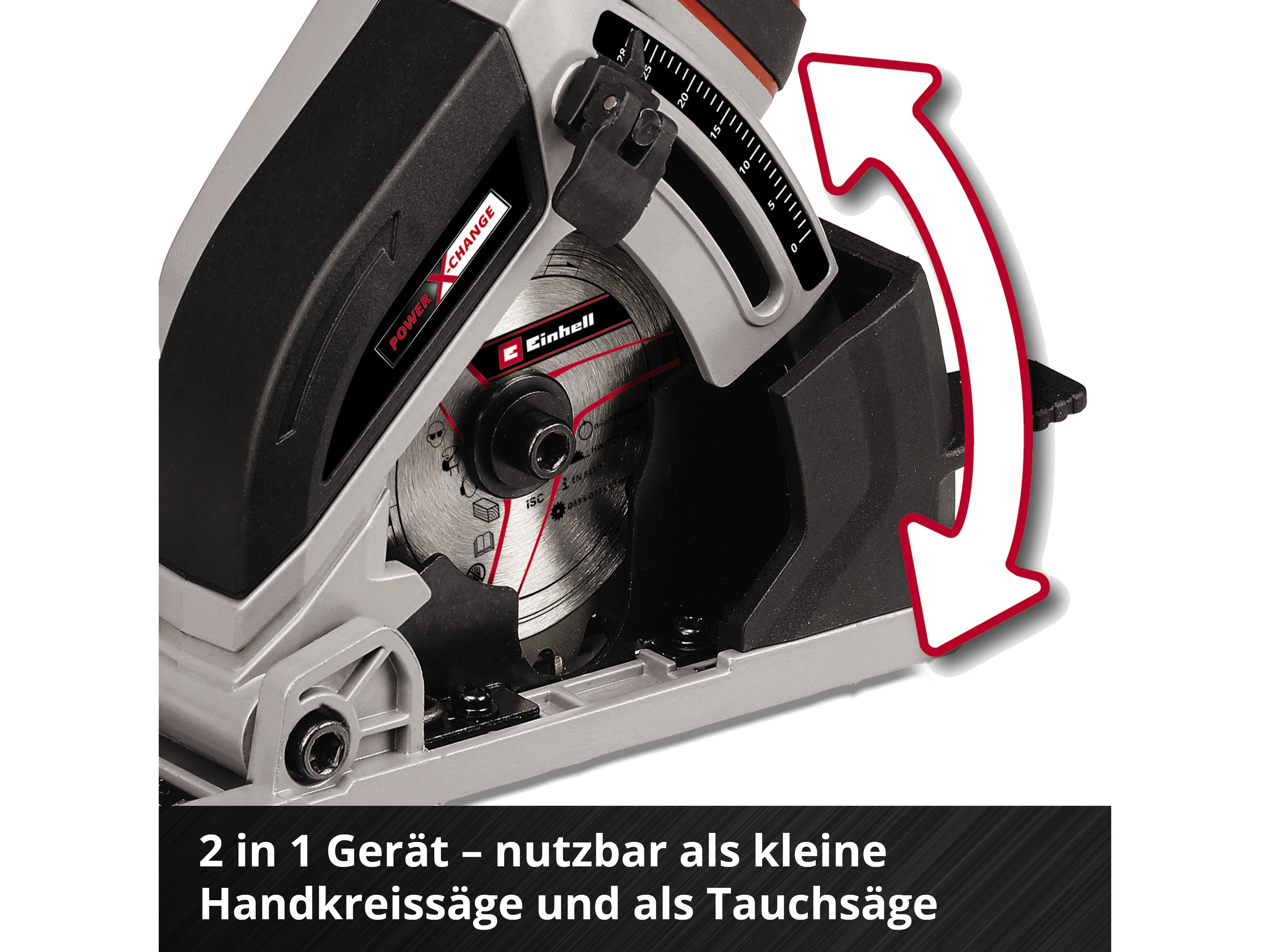 EINHELL Akku-Mini-Handkreissäge TE-CS 18/89 Li Solo EINHELL Akku-Mini-Handkreissäge TE-CS 18/89 Li Solo