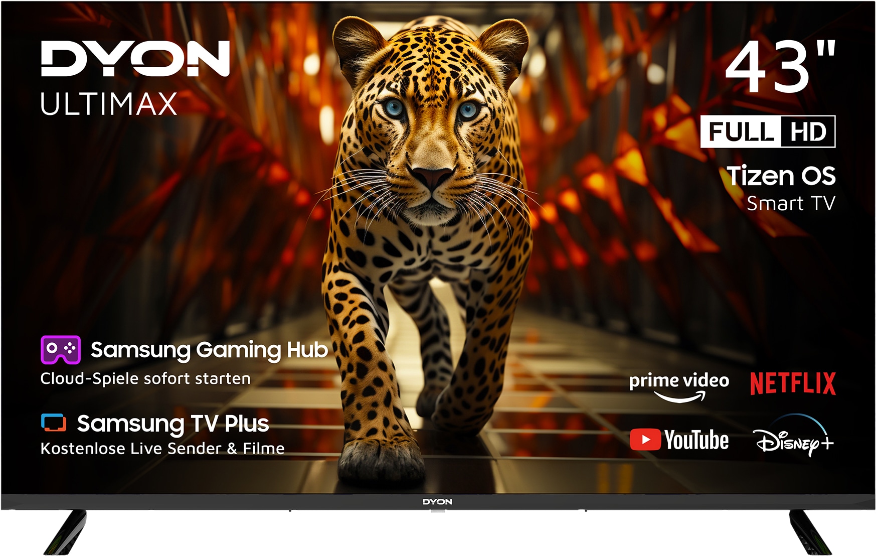 DYON LED-TV Ultimax 43F-TI, 108 cm (43"), EEK: E, FullHD