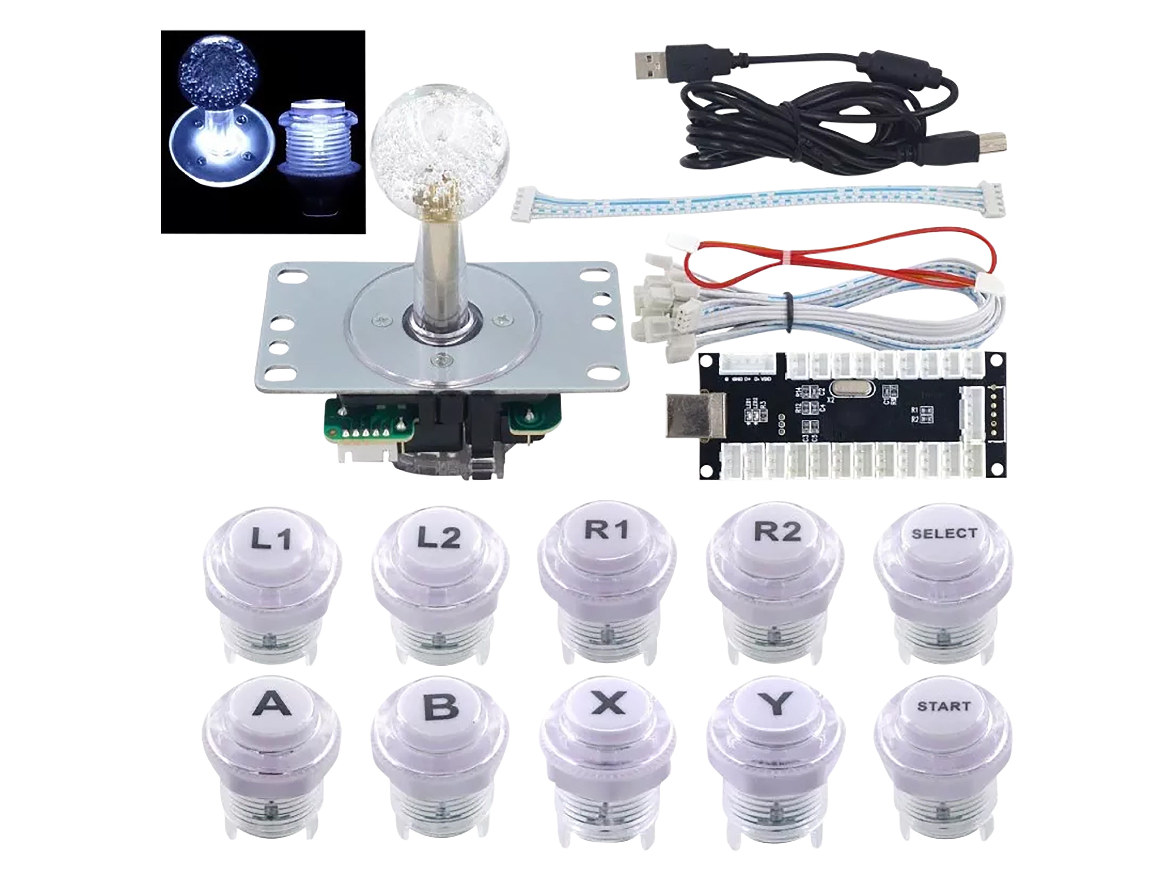 KUBII LED Joystick-Kit, kompatibel mit Raspberry Pi, weiß, ODLED-WH KUBII LED Joystick-Kit, kompatibel mit Raspberry Pi, weiß, ODLED-WH