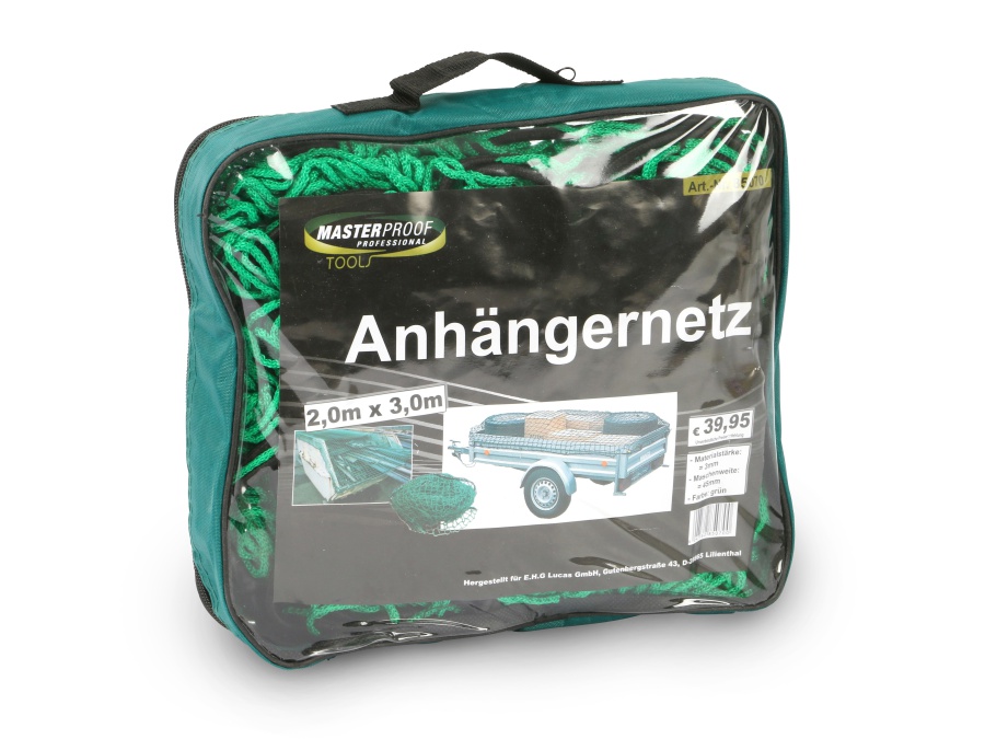 MASTERPROOF Anhängernetz, 200x300 cm MASTERPROOF Anhängernetz, 200x300 cm