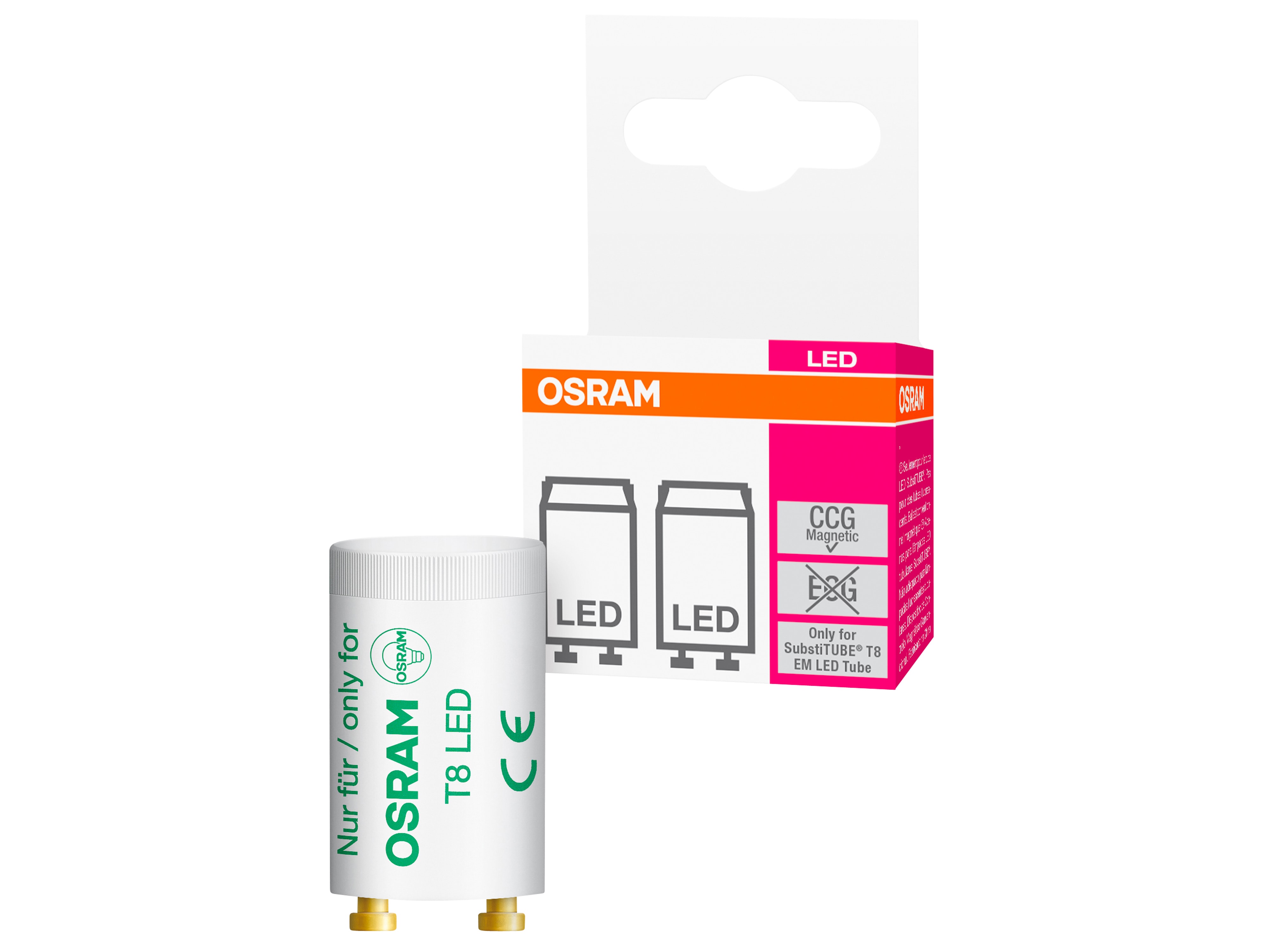 OSRAM LED-Starter SubstiTUBE T8, 2 Stück OSRAM LED-Starter SubstiTUBE T8, 2 Stück