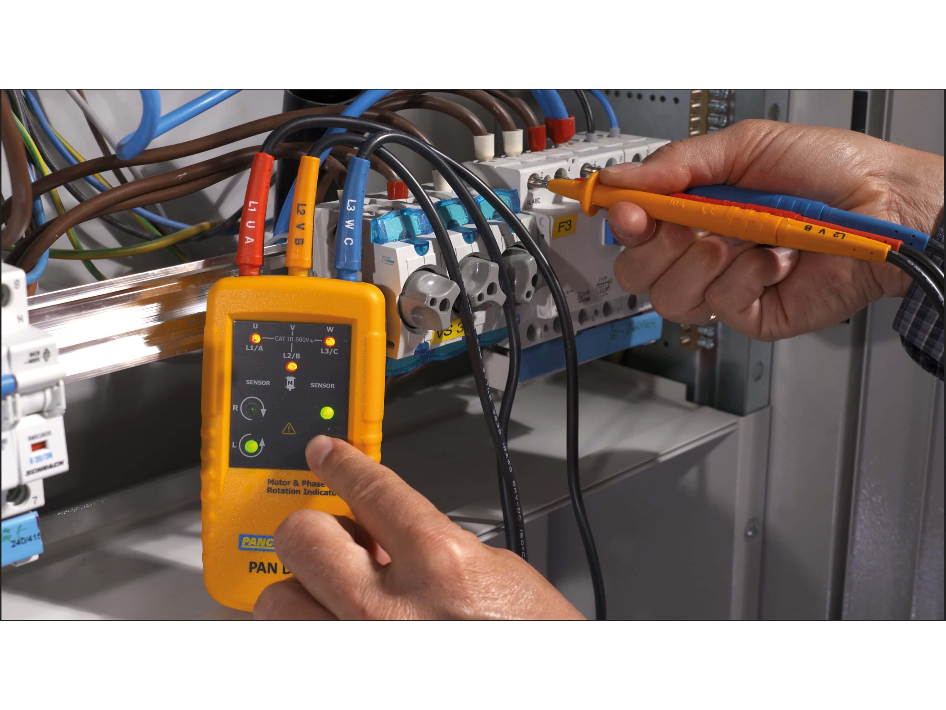 PANCONTROL Drehfeld- und Motor-Drehrichtungsanzeiger PAN DFA3 PANCONTROL Drehfeld- und Motor-Drehrichtungsanzeiger PAN DFA3