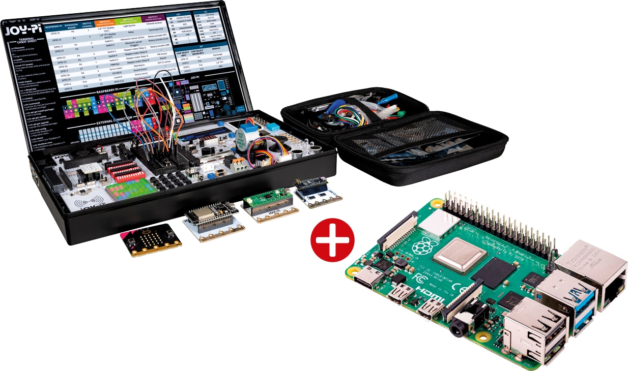 Joy-Pi Advanced Lernzentrale inkl. Raspberry Pi 4 Model B – 8GB RAM