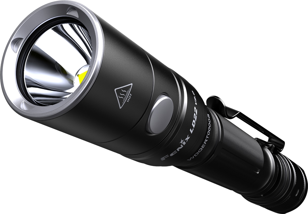 FENIX LED-Taschenlampe LD 22 V2.0, Akkubetrieb, schwarz FENIX LED-Taschenlampe LD 22 V2.0, Akkubetrieb, schwarz