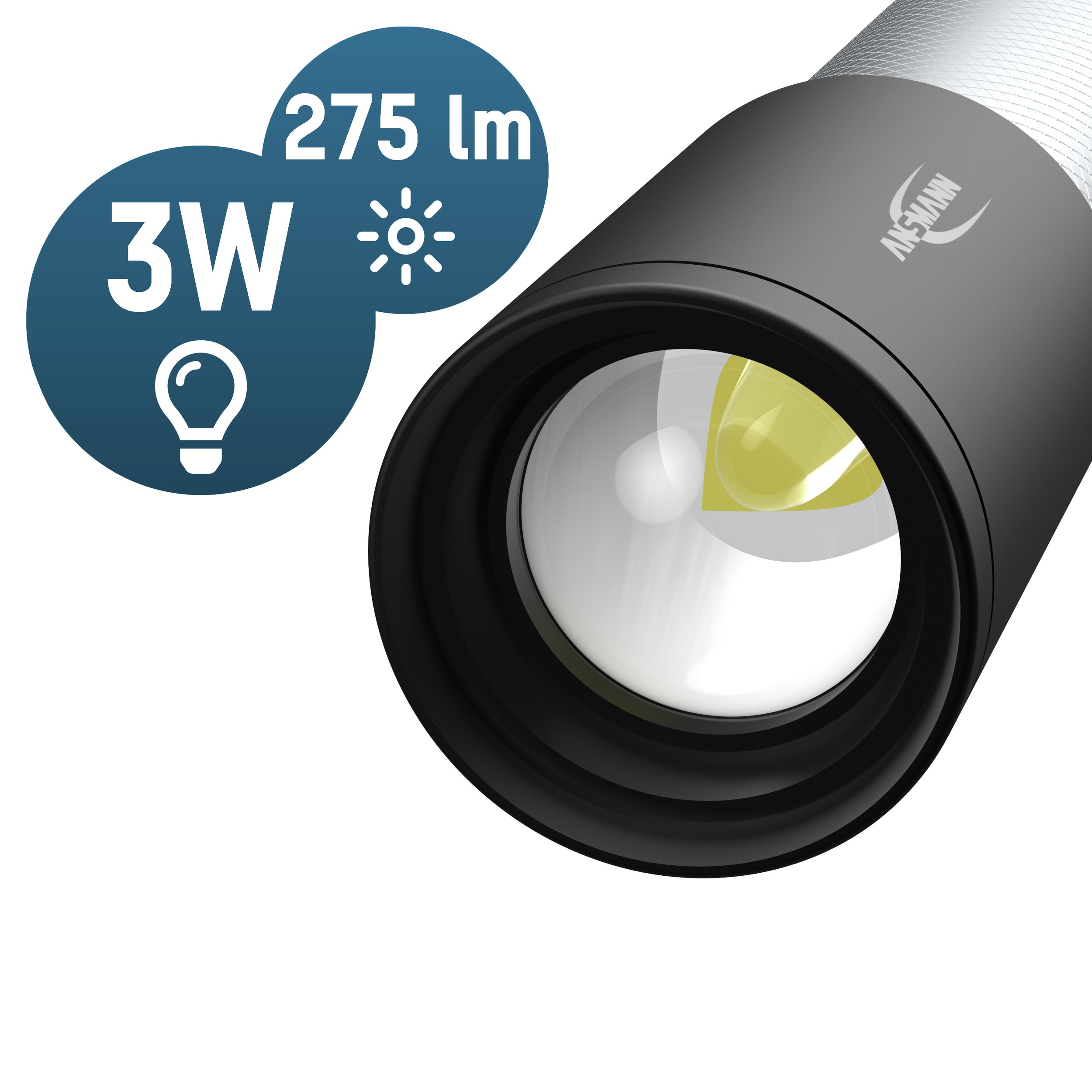 ANSMANN LED-Taschenlampe Daily Use 270B, 275 lm, batteriebetrieben ANSMANN LED-Taschenlampe Daily Use 270B, 275 lm, batteriebetrieben