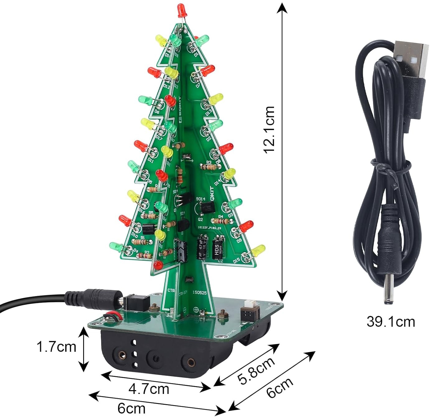 KEYESTUDIO Lötbausatz LED-Tannenbaum KEYESTUDIO Lötbausatz LED-Tannenbaum