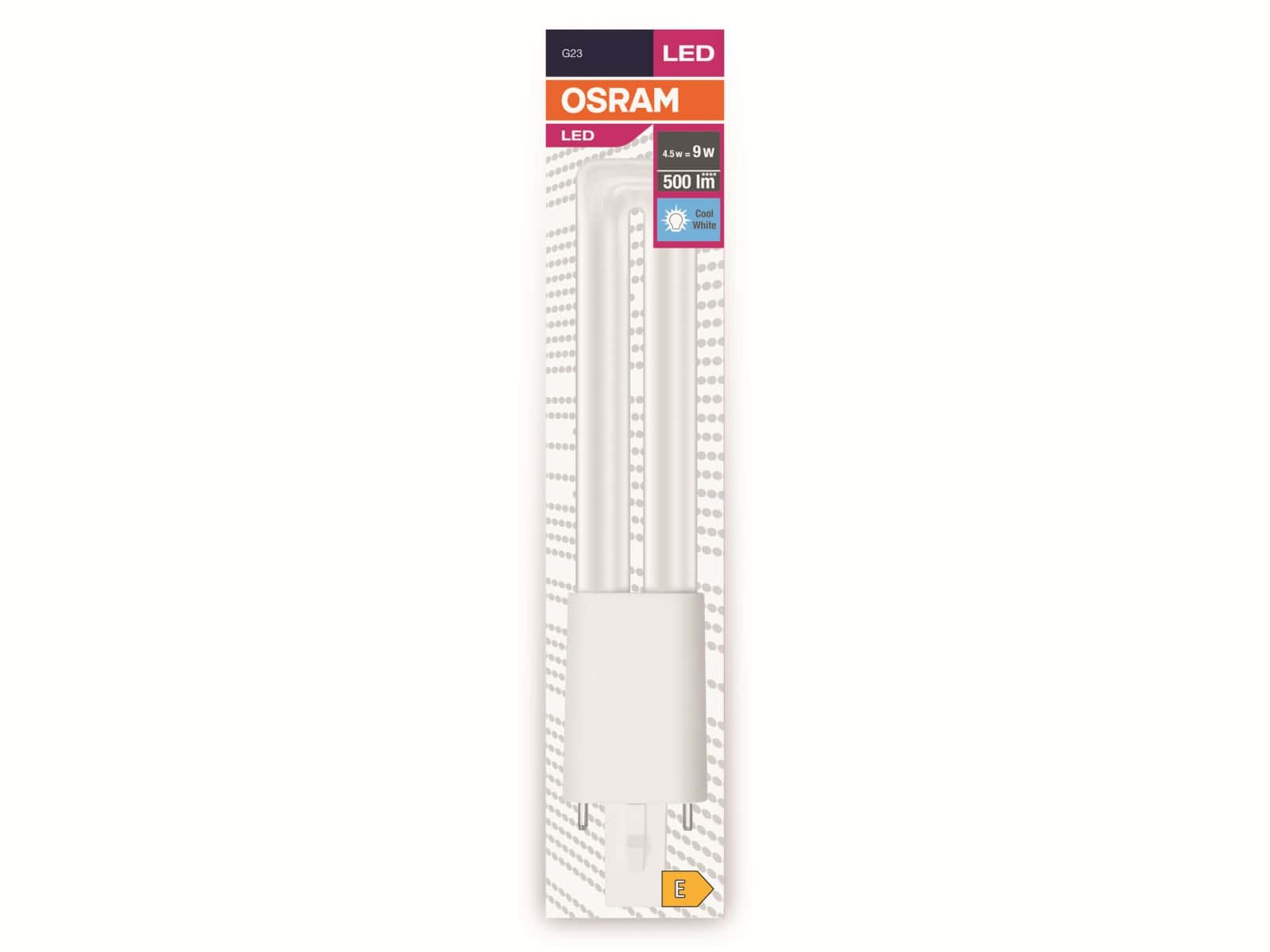 OSRAM LED-Lampe, Dulux S9, G23, EEK: E, 4,5W, 500lm, 4000K OSRAM LED-Lampe, Dulux S9, G23, EEK: E, 4,5W, 500lm, 4000K