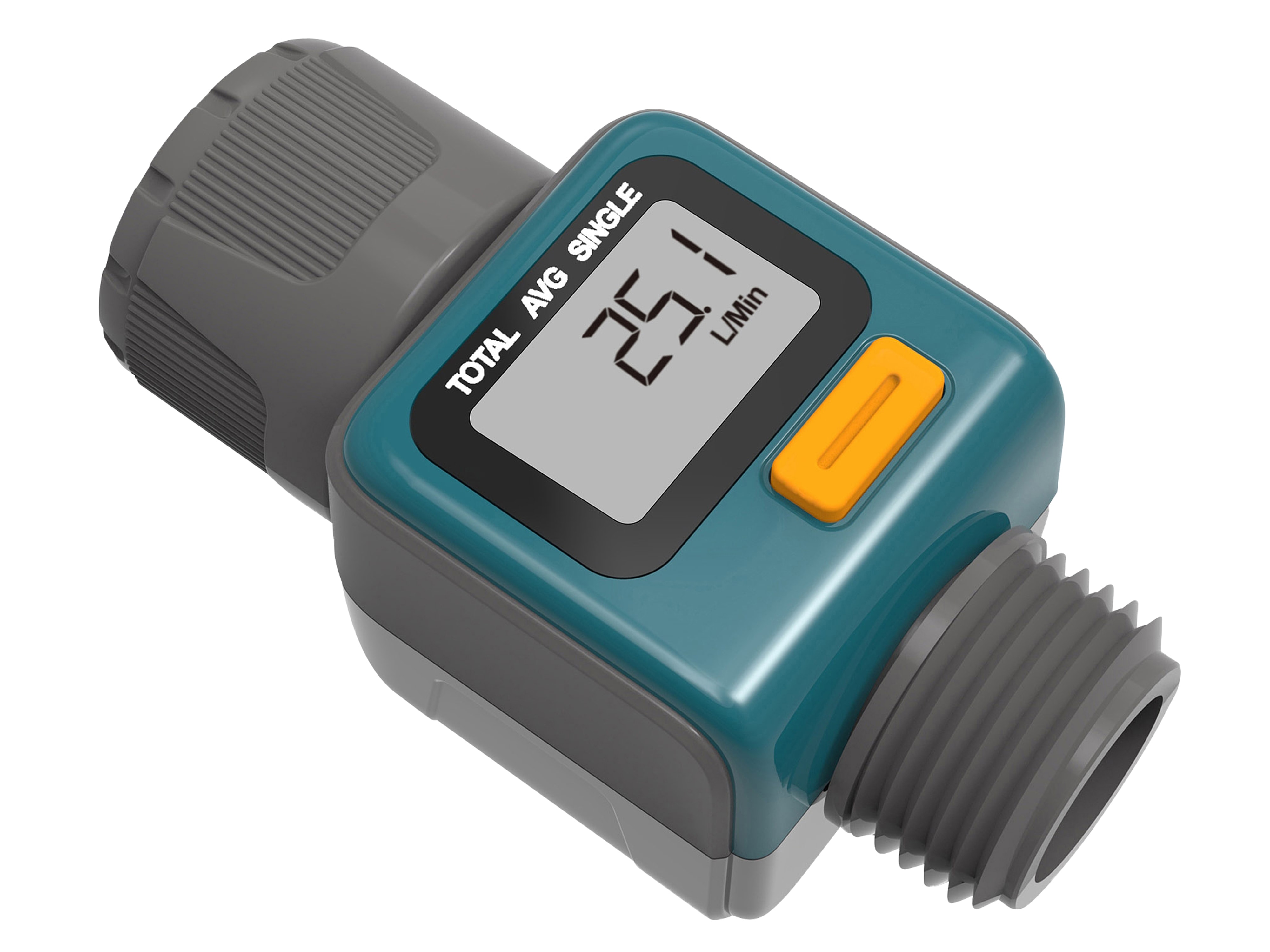 CHILITEC Digitaler Wasserzähler CT-WZ4, mit Adapter 1" u. 3/4" CHILITEC Digitaler Wasserzähler CT-WZ4, mit Adapter 1" u. 3/4"